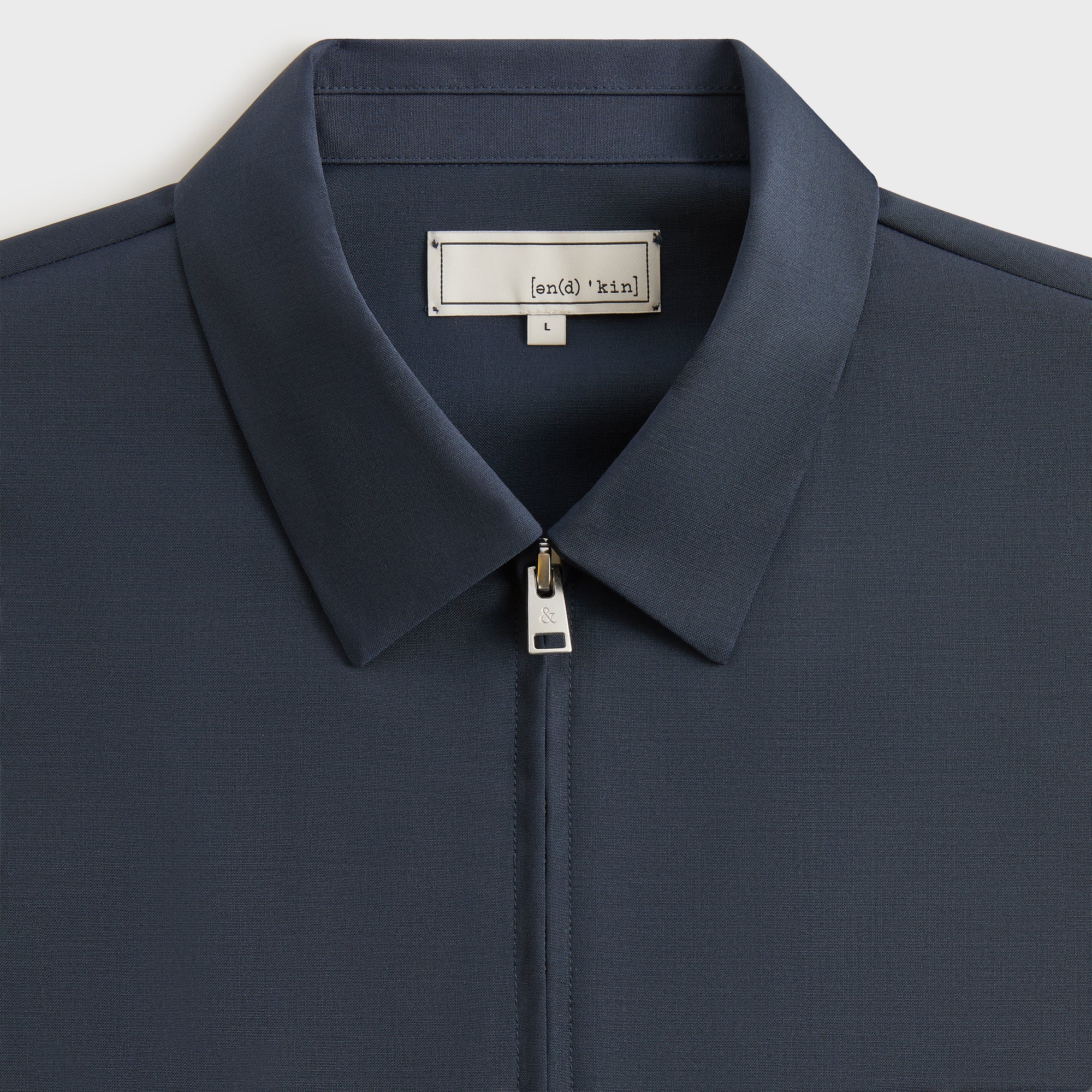 【KITH】&Kin トロピカル ウール ダベンポート シャツ &Kin Tropical Wool Davenport Shirt - Admiral – Kith
