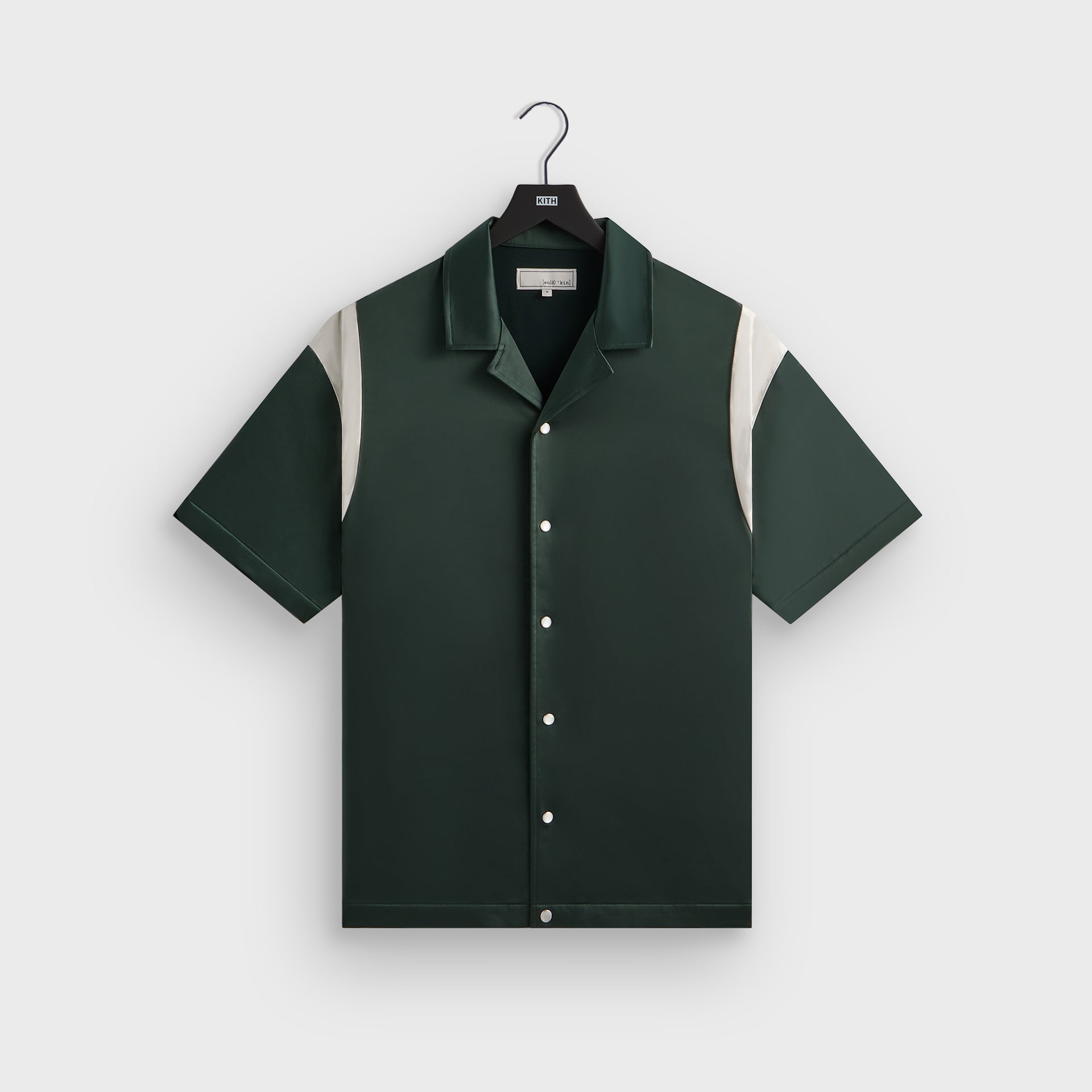 &Kin Washed Satin Landon Souvenir Shirt - Stadium