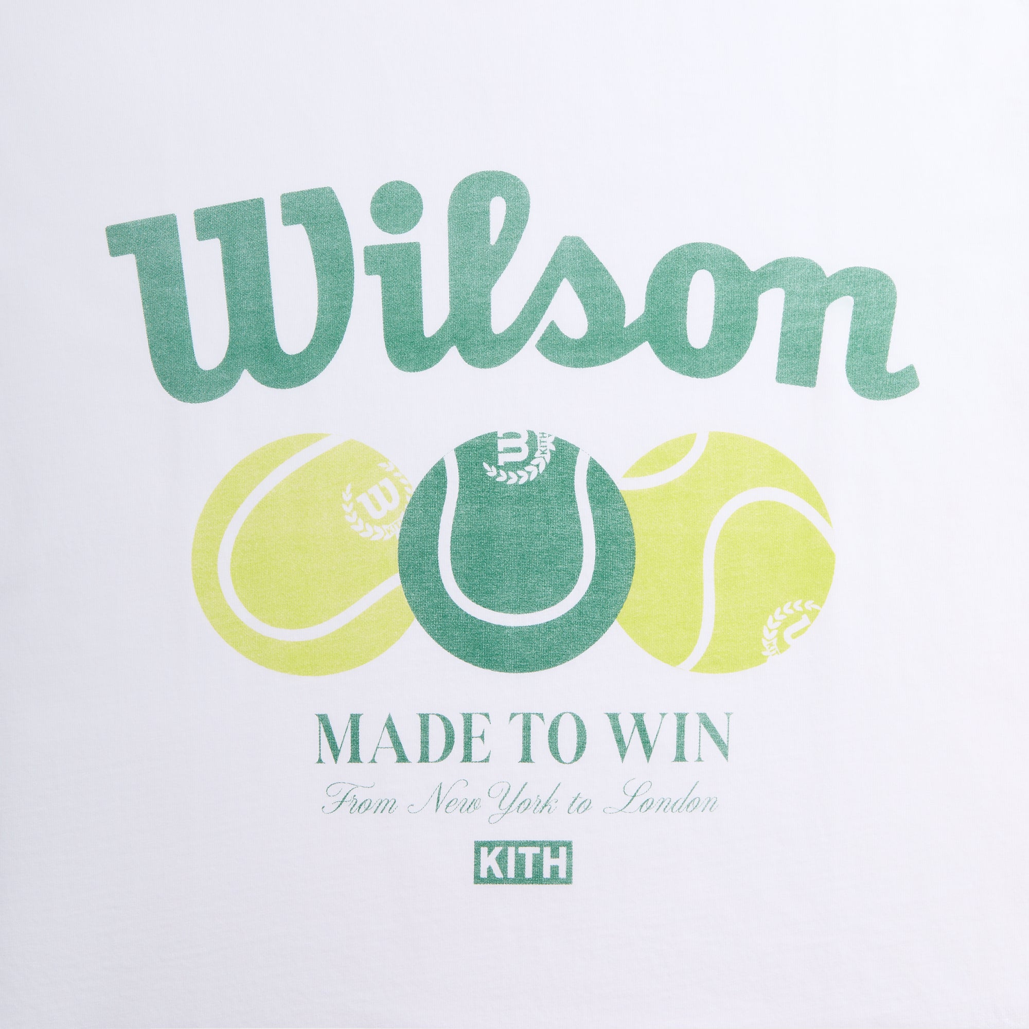 ☆ KITH x WILSON oversized logo vintage tee コラボTシャツ☆ Kith x Wilson Rocket Vintage Tee White Men's - FW21 - US