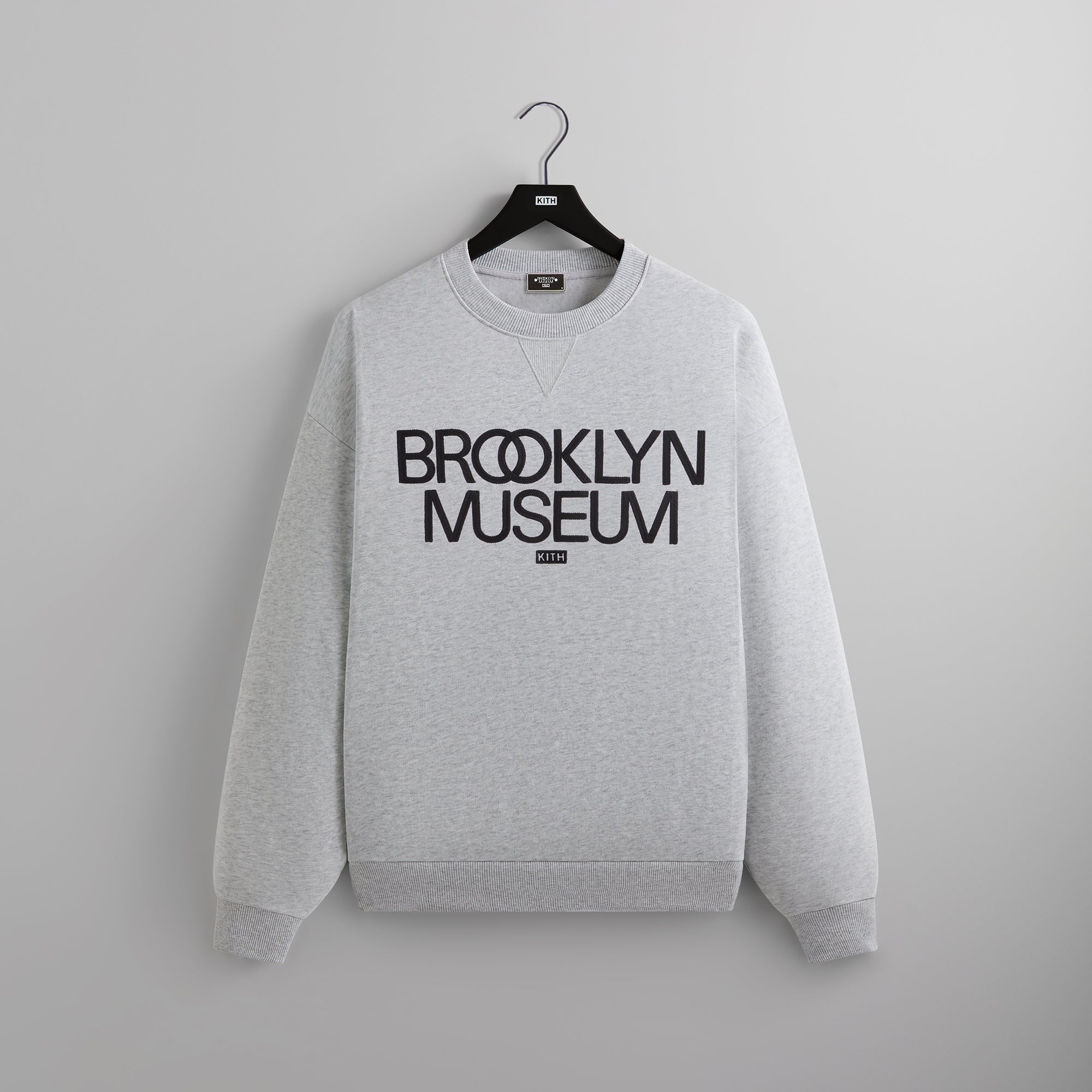RvceShops for the Brooklyn Museum Nelson Crewneck - Light Heather Grey
