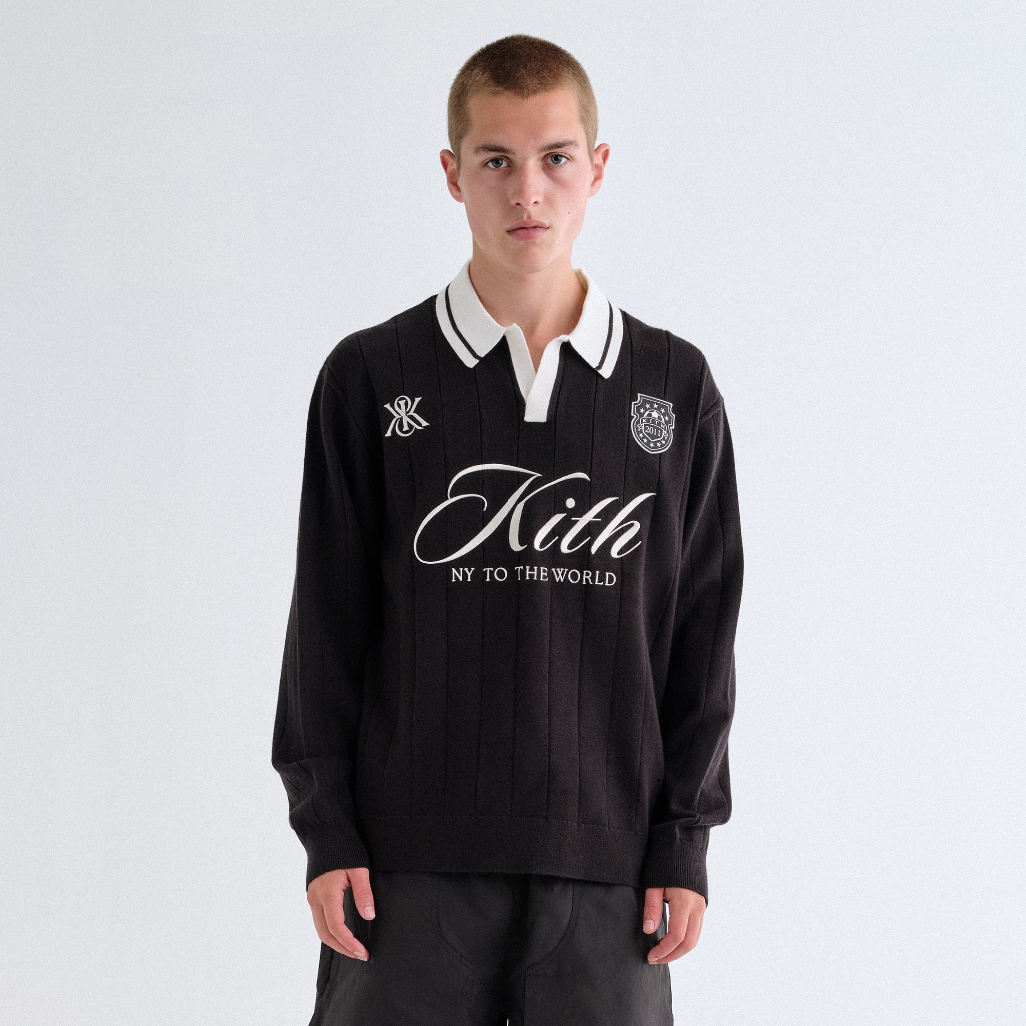 Kith Rugby Pullover Sweater - Black