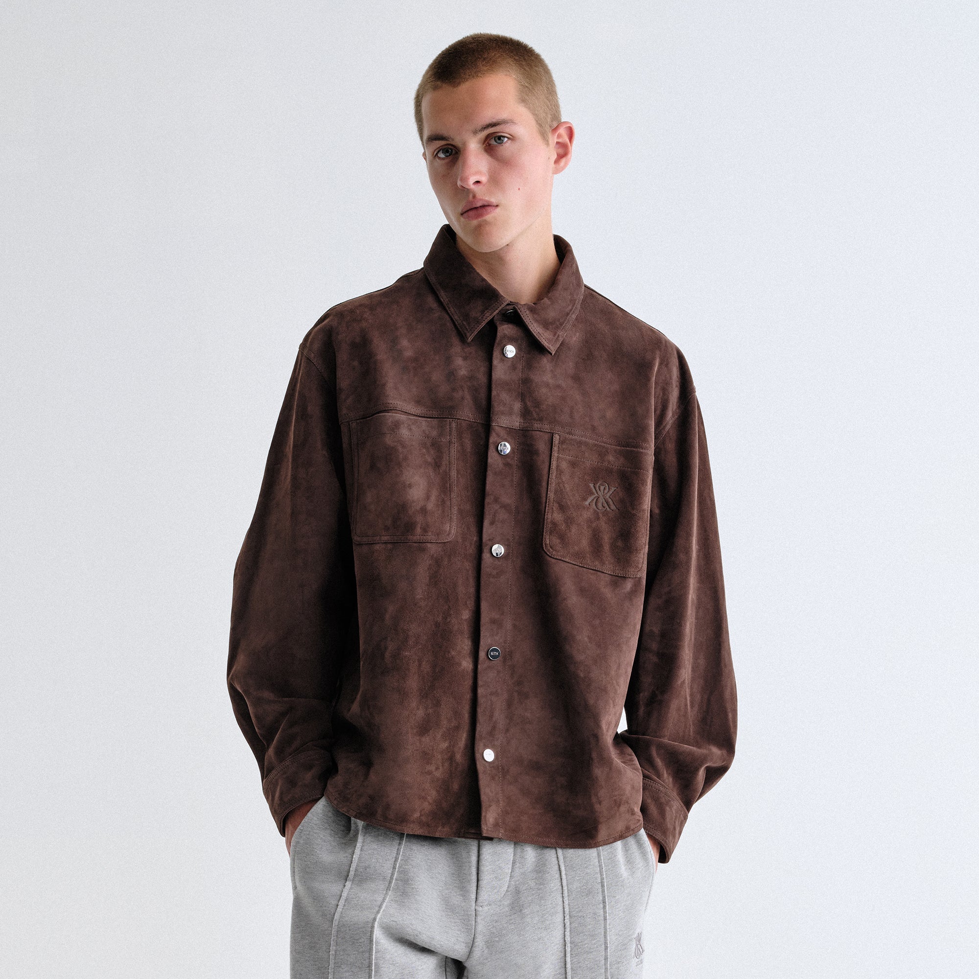 Kith Suede Apollo Shirt - Derby