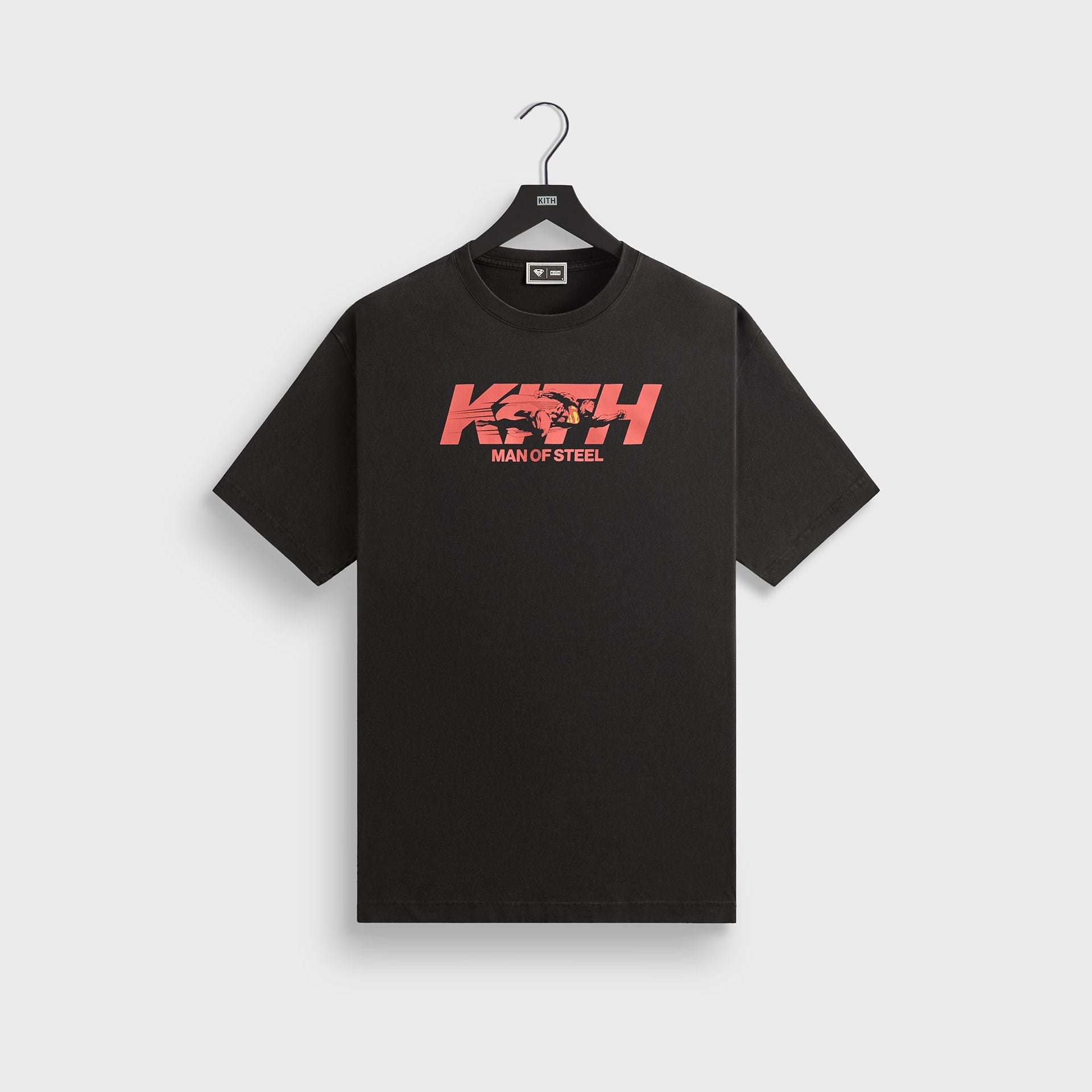 Superman | Kith Man of Steel Vintage Tee - Black PH