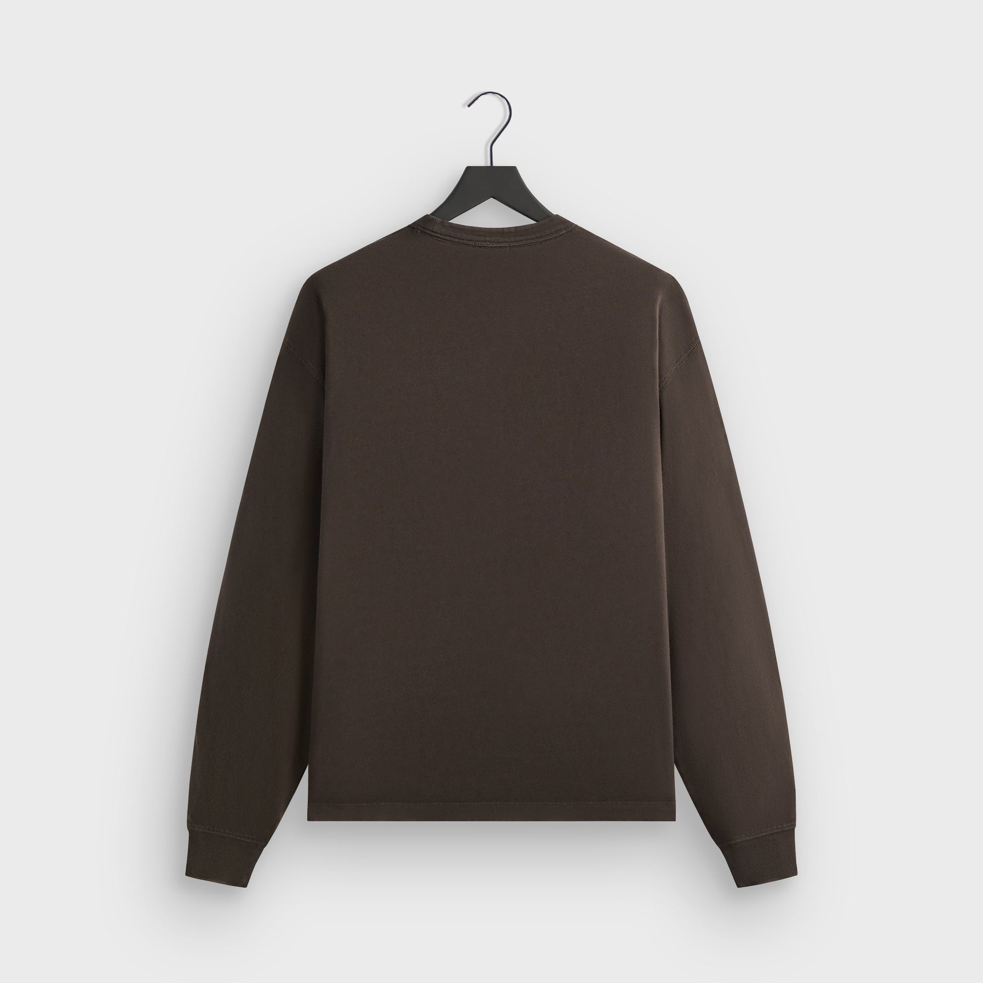 Kith Sueded Jersey Long Sleeve Leonard Pocket Tee - Derby - PH
