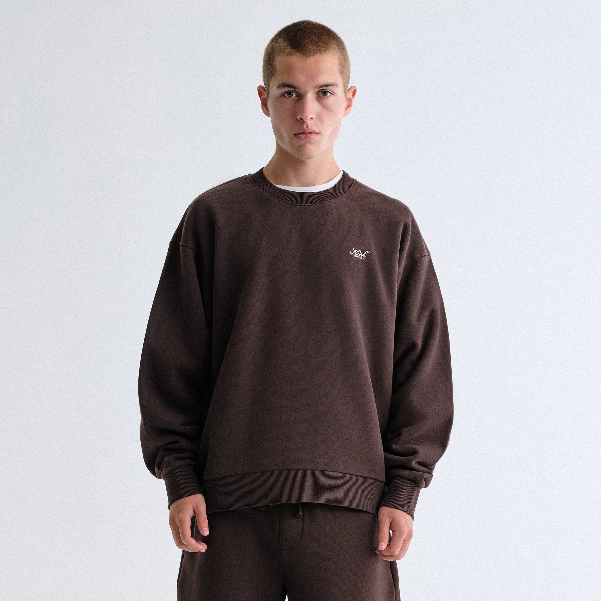 KITH & KIN スウェット L ブラウン Kith for Columbia NSE Crewneck Sweater - Kindling