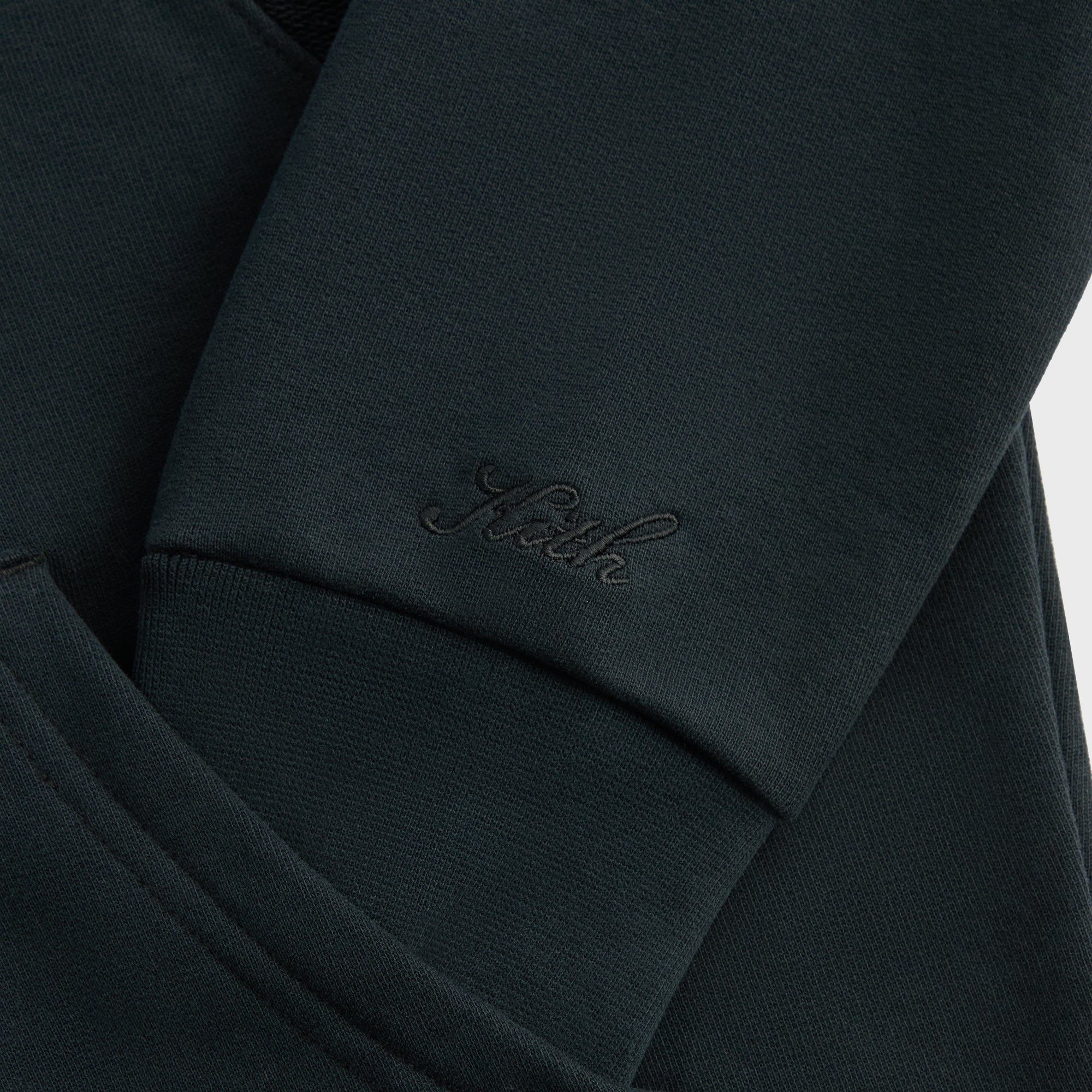 Kith Curved Panel Terry Nelson Hoodie - Black