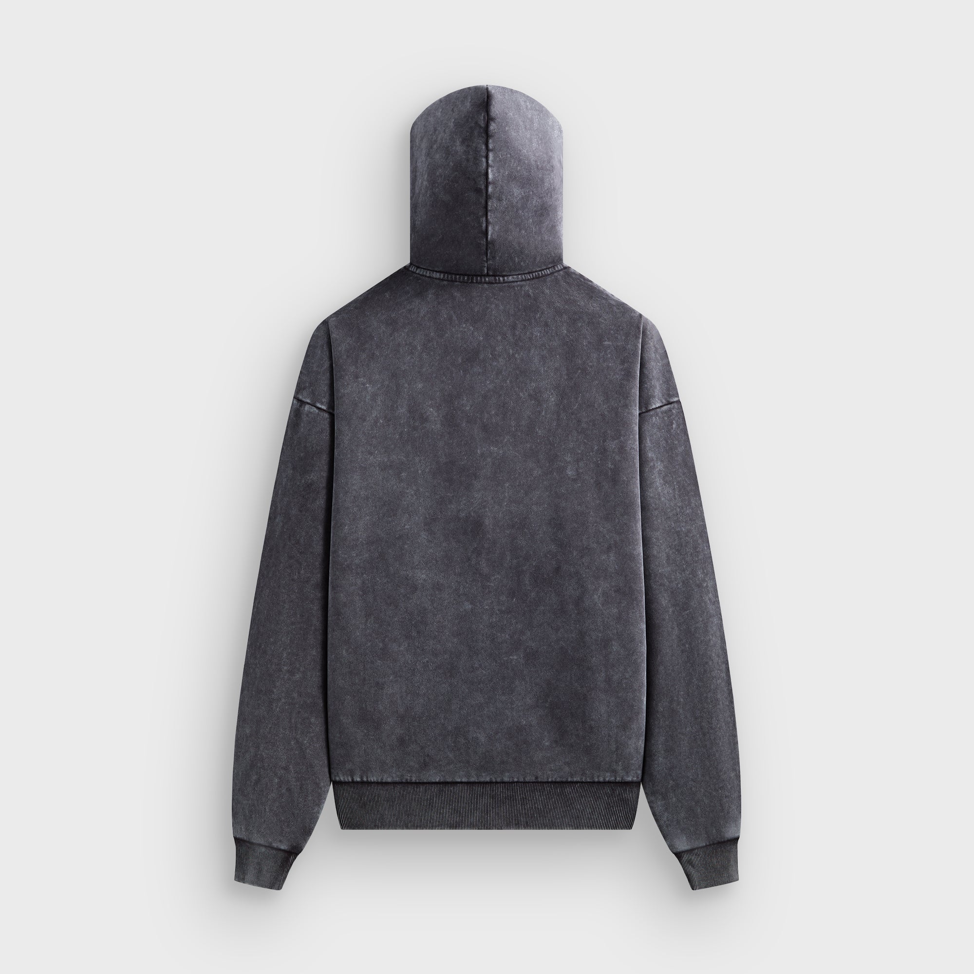 Kith Antique Wash Full Zip Nelson Hoodie - Black