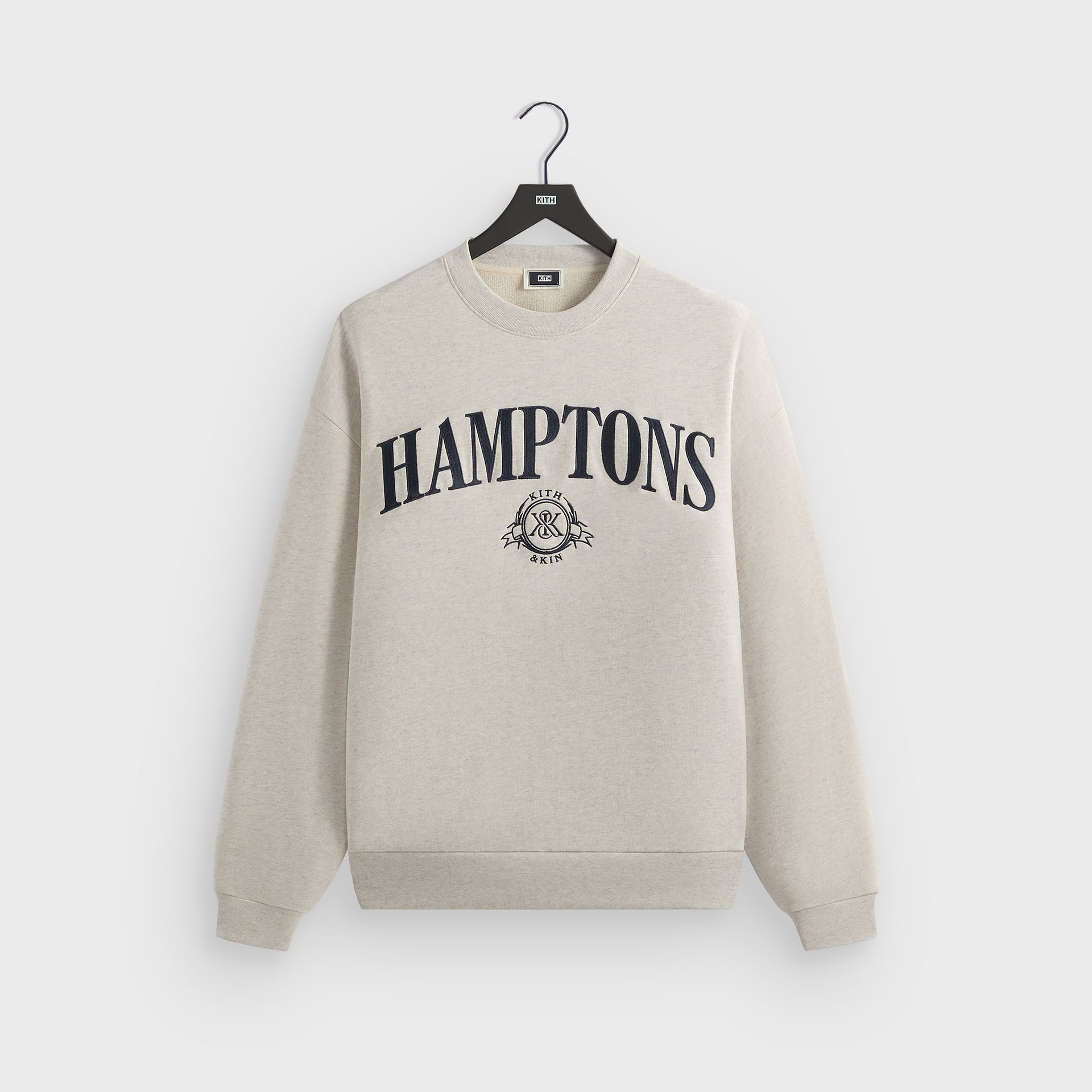 Kith Hamptons Nelson Crewneck - Light Heather Grey