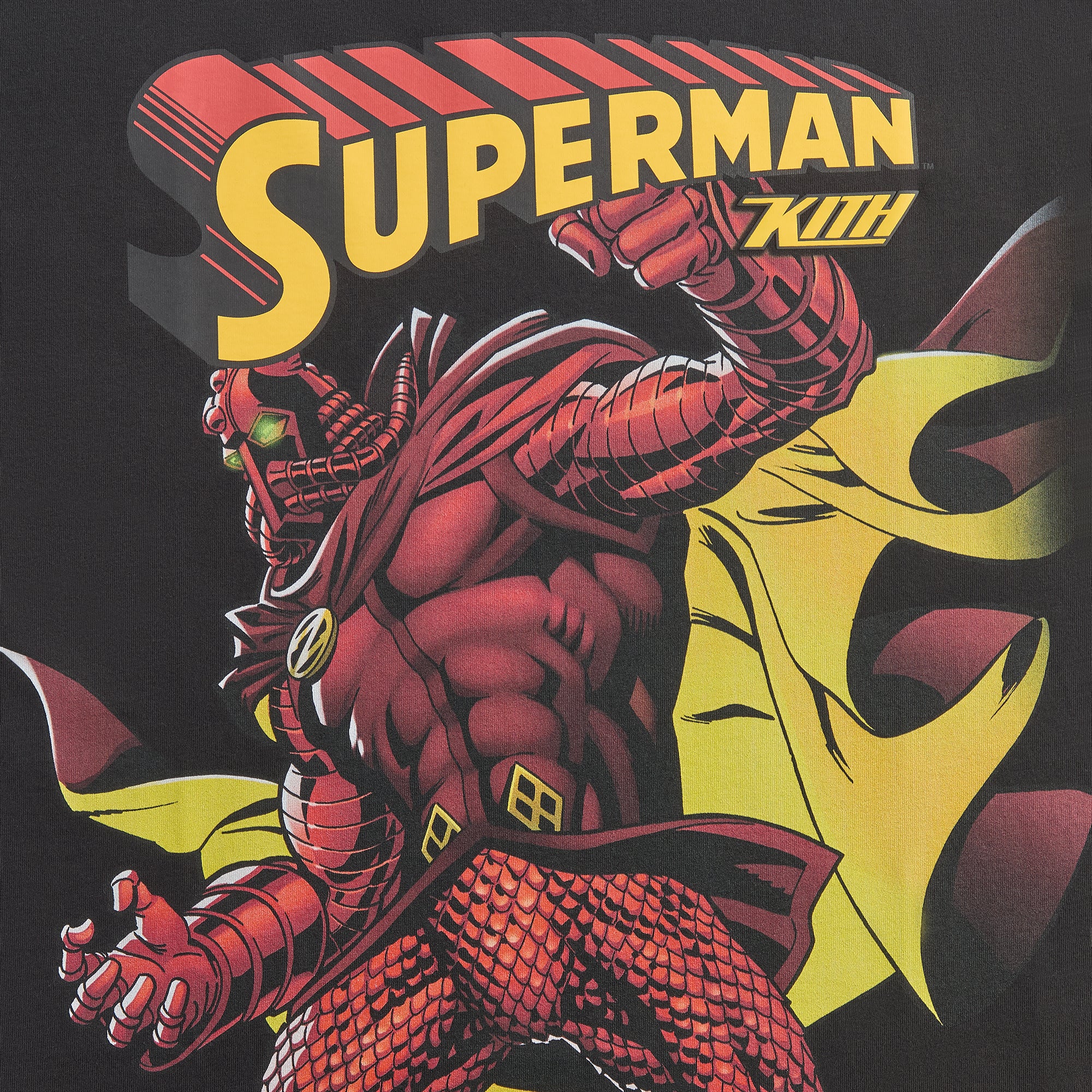 ★25SS★Superman X Kith Darkseid Tee Kith x Superman Darkseid Tee Black Men's - SS25 - US