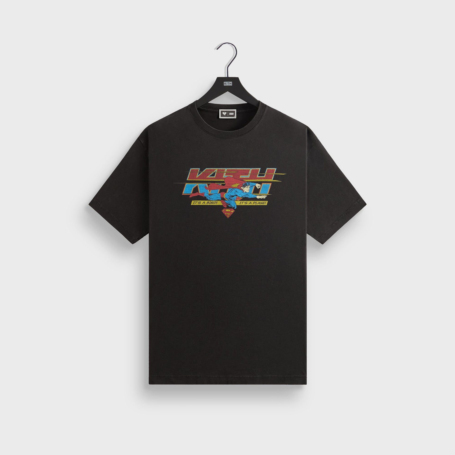 Superman | Kith It's a Bird Vintage Tee - Black PH