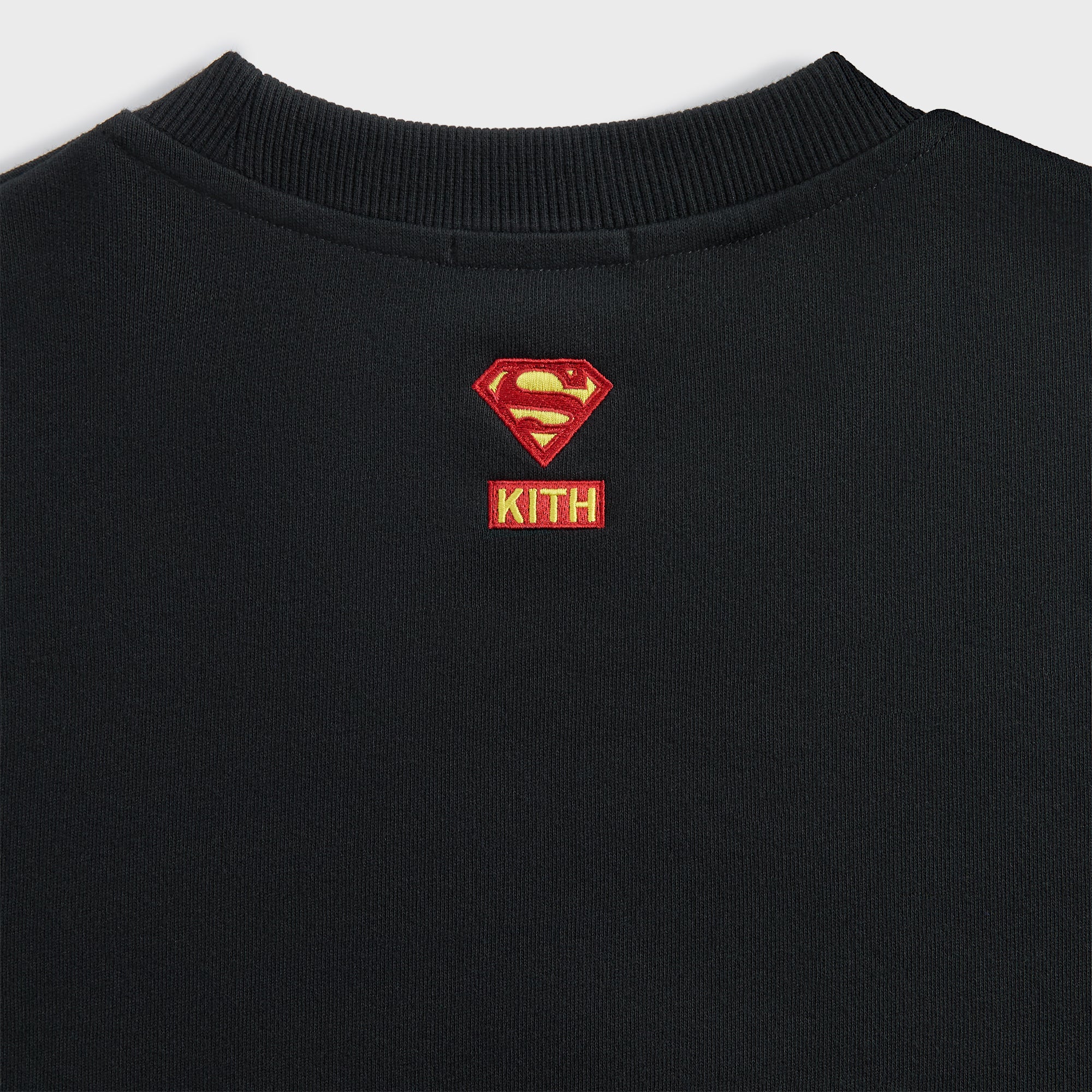 ★25SS★Superman X Kith Kryptonite Nelson Crewneck Superman | Kith Kryptonite Nelson Crewneck - Black