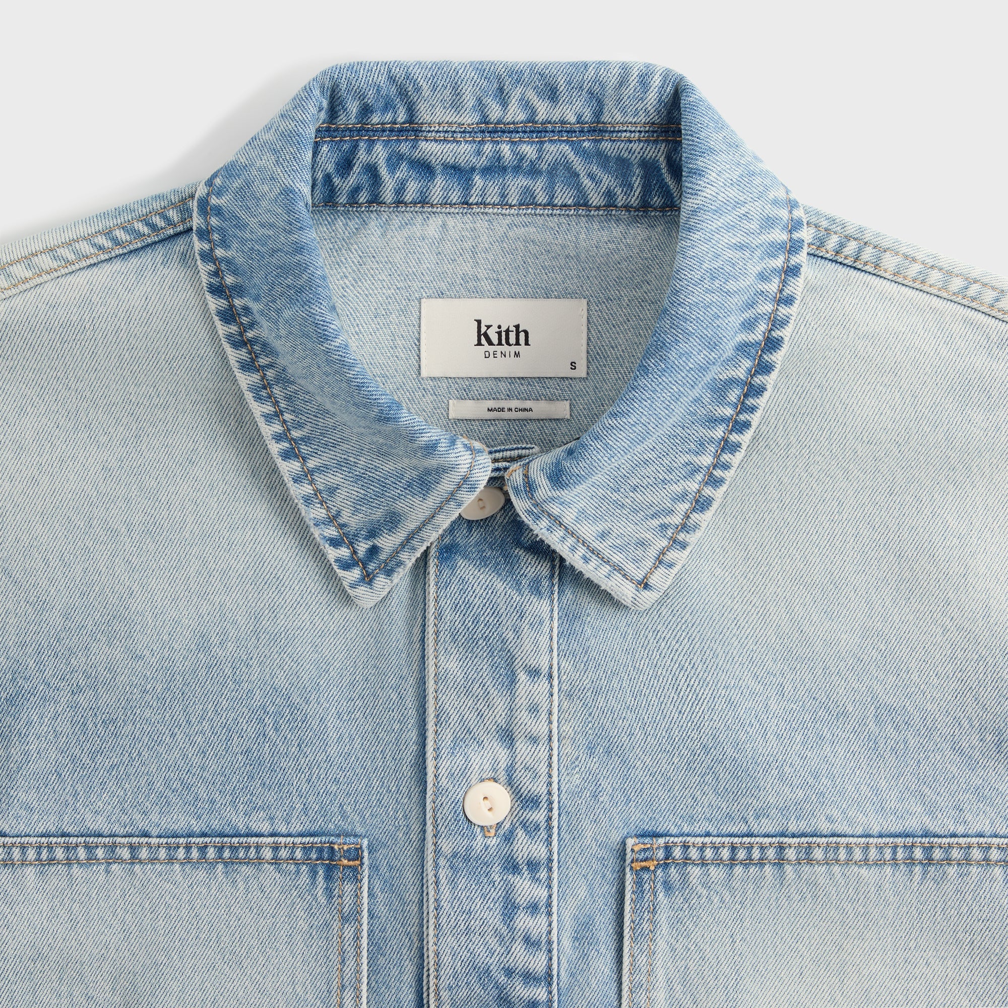 Kith Denim Paterson Pullover Shirt - Bailey Wash