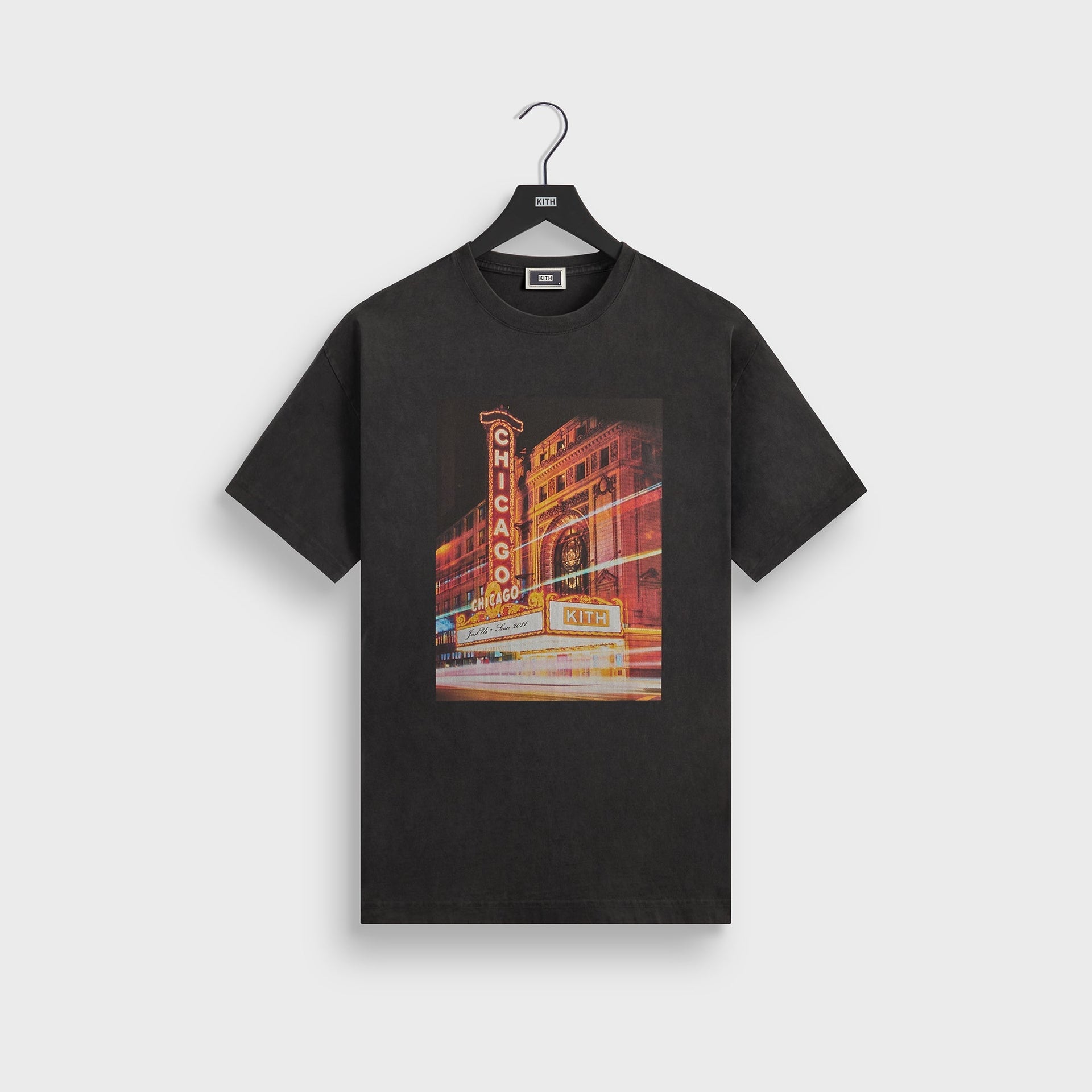 Kith Chicago Lights Vintage Tee - Black - PH