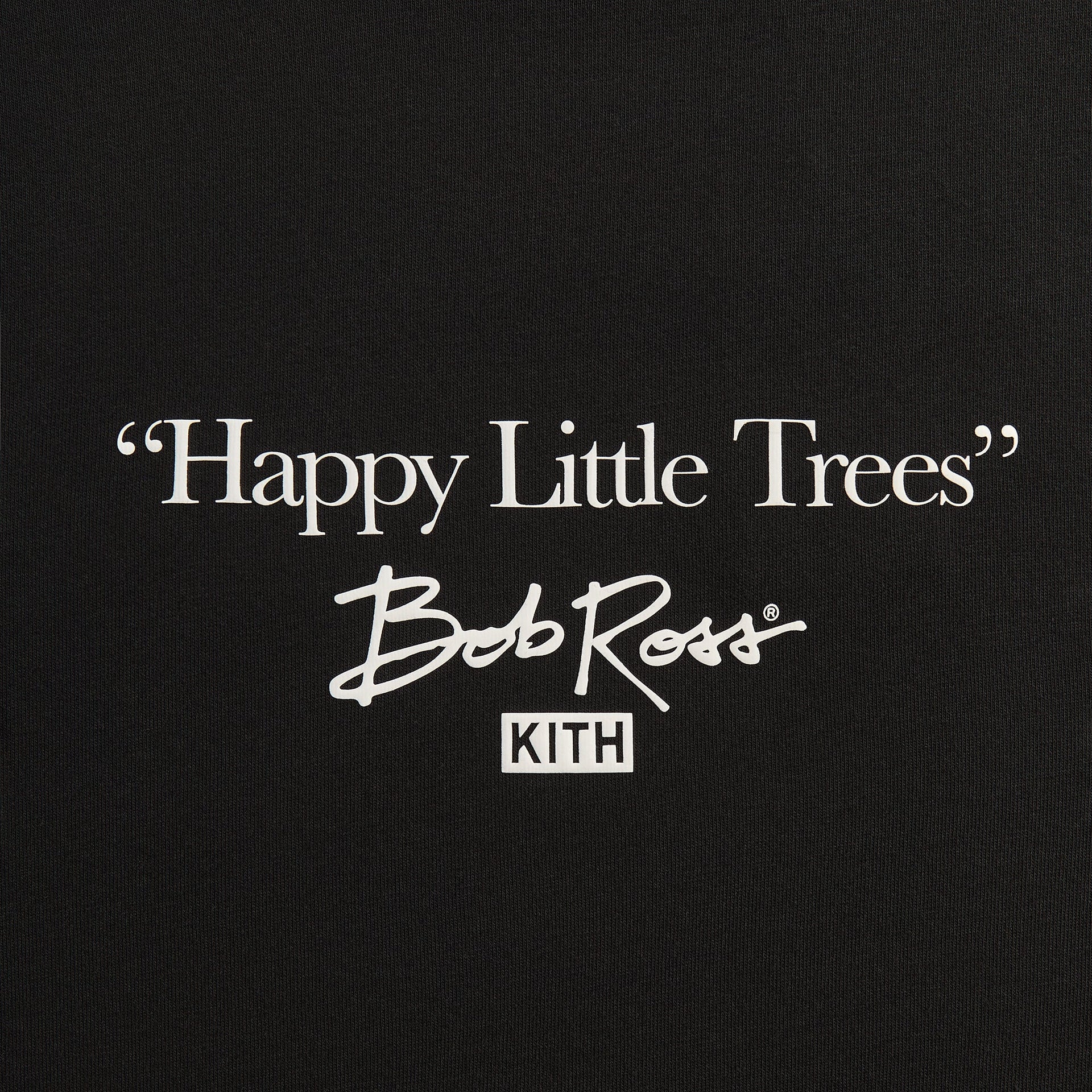 Kith for Bob Ross Happy Trees Quote Tee - Black