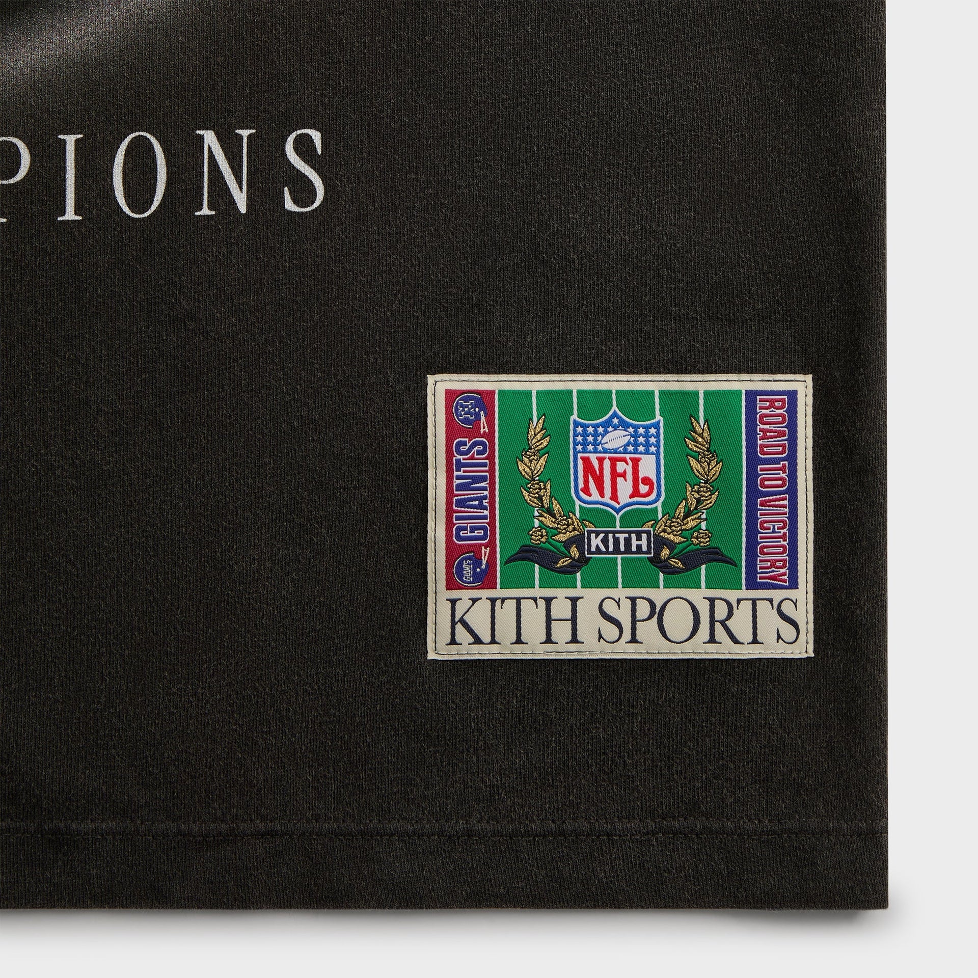 Kith for the NFL New York Giants Ring Vintage Jones Tee - Black - PH