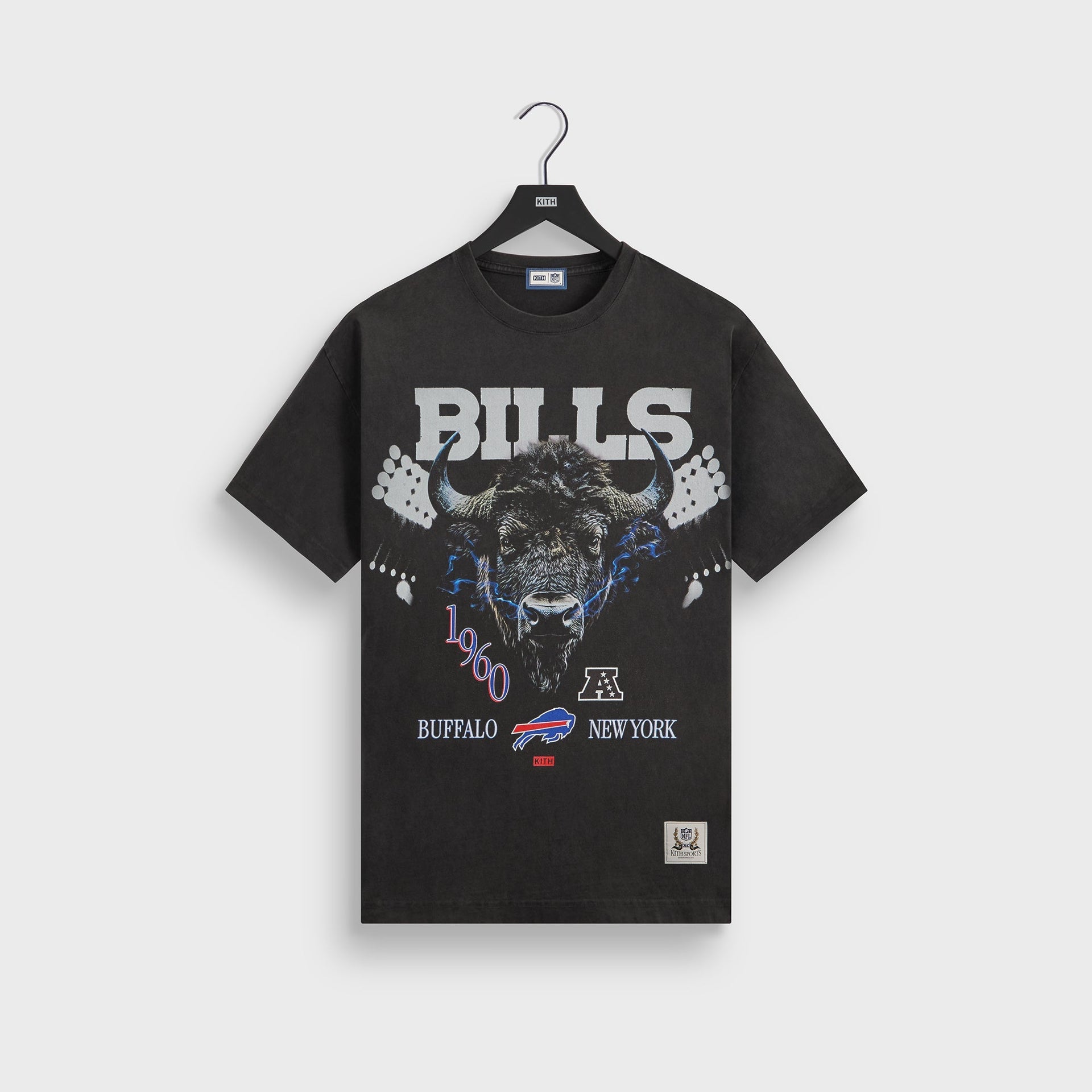 Kith for the NFL Buffalo Bills Photo Vintage Jones Tee - Black - PH