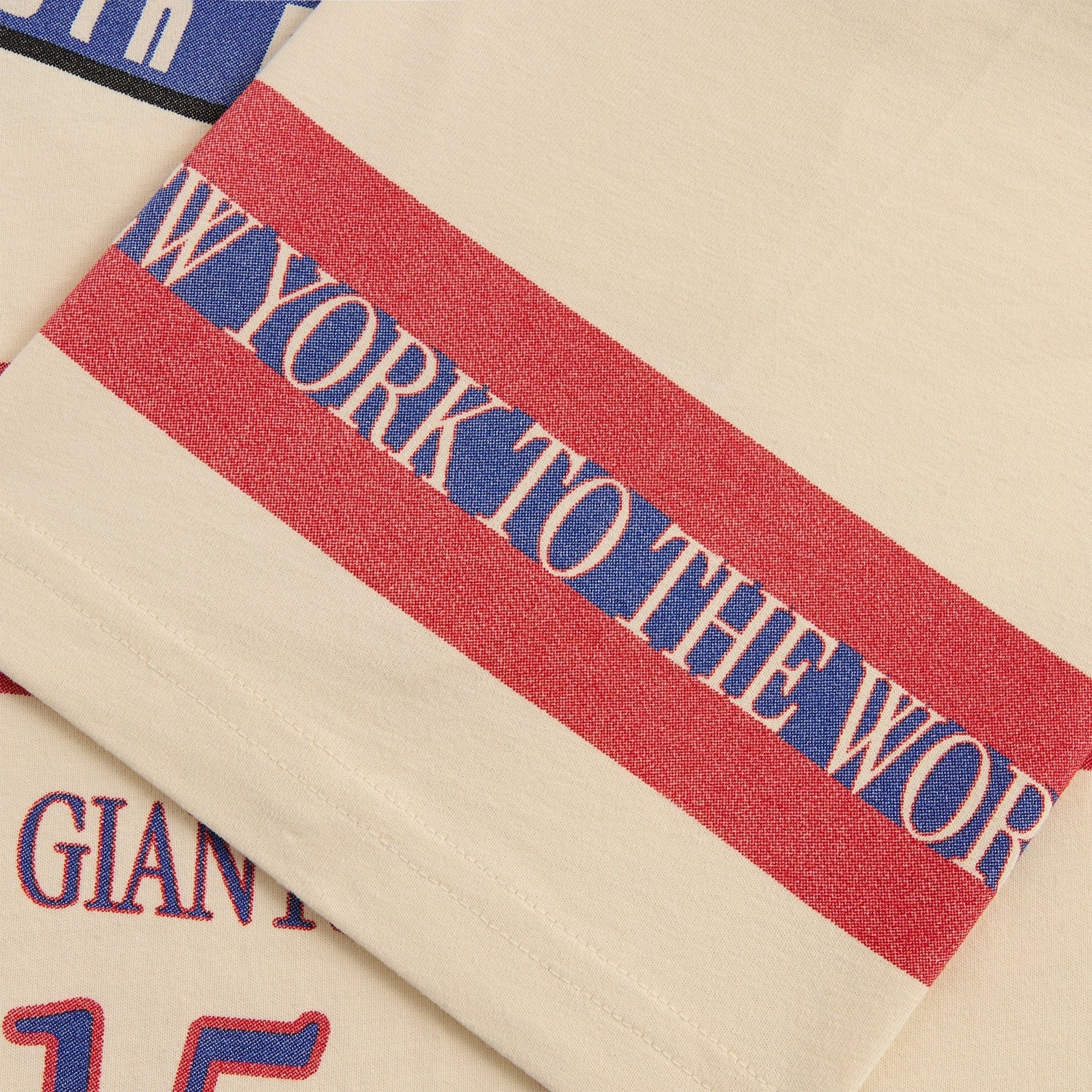 Kith for the NFL New York Giants Victory Vintage Bishop Tee - Sandrift - PH