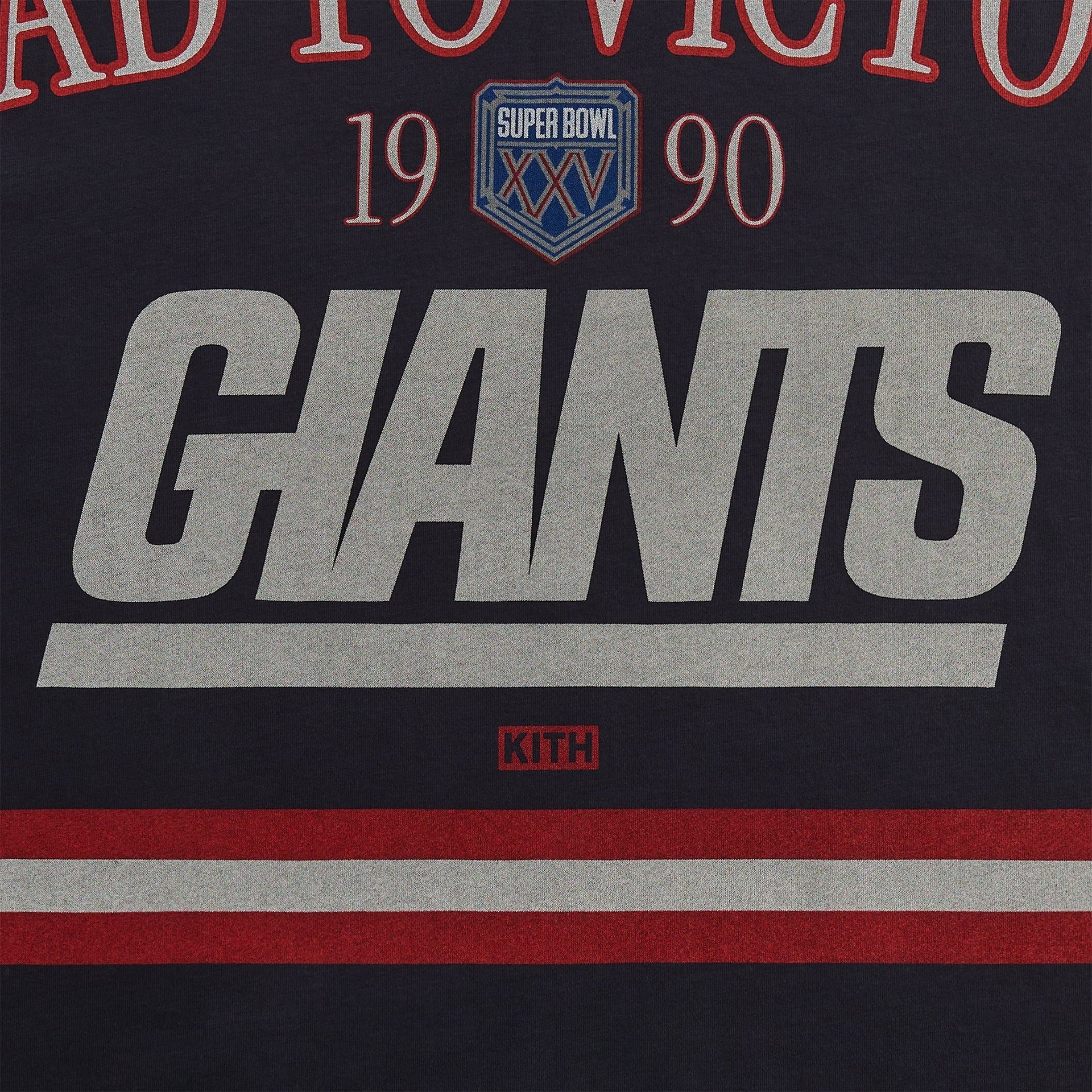 Kith for the NFL New York Giants Victory Vintage Bishop Tee - Ink - PH