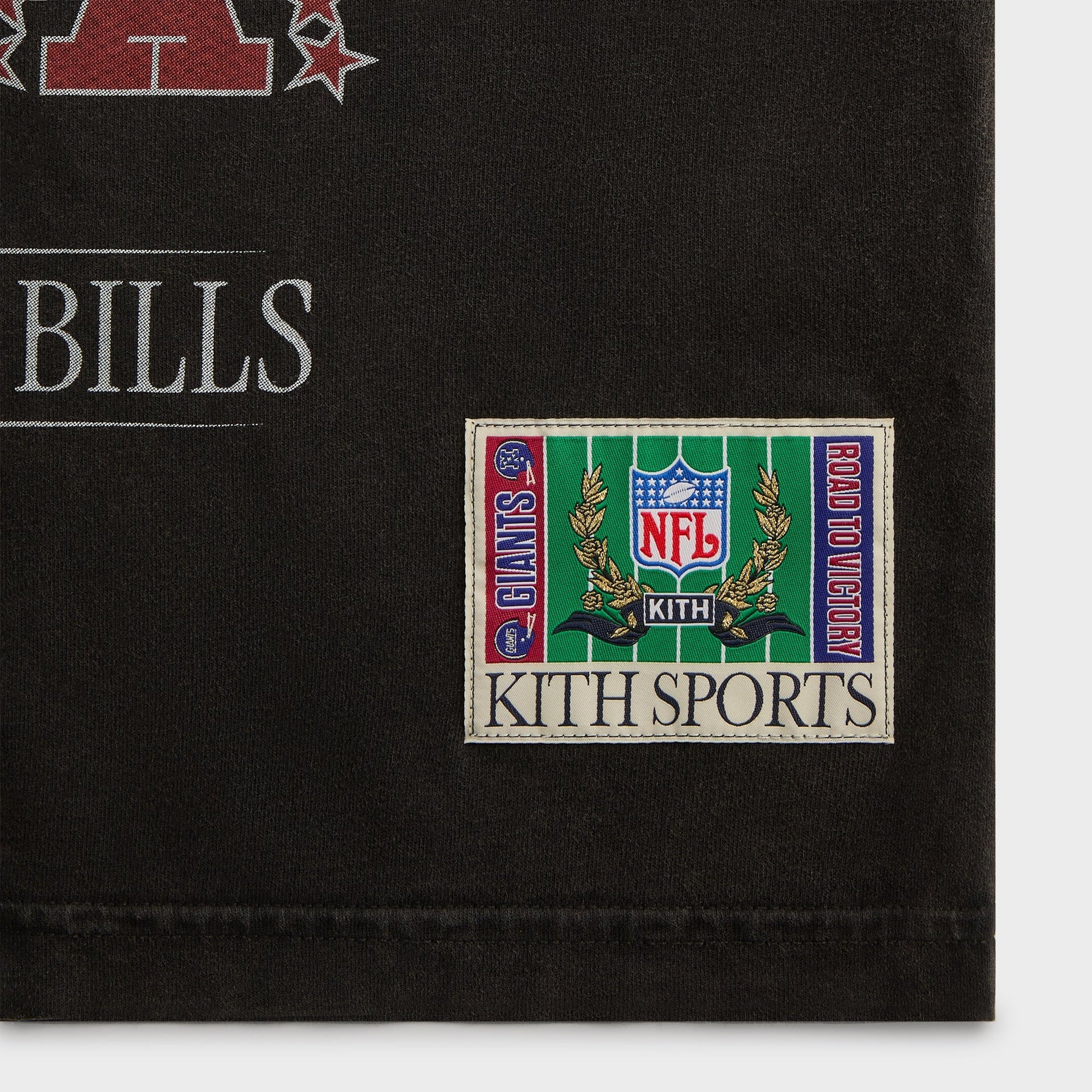 Kith for the NFL Super Bowl Vintage Bishop Tee - Black - PH