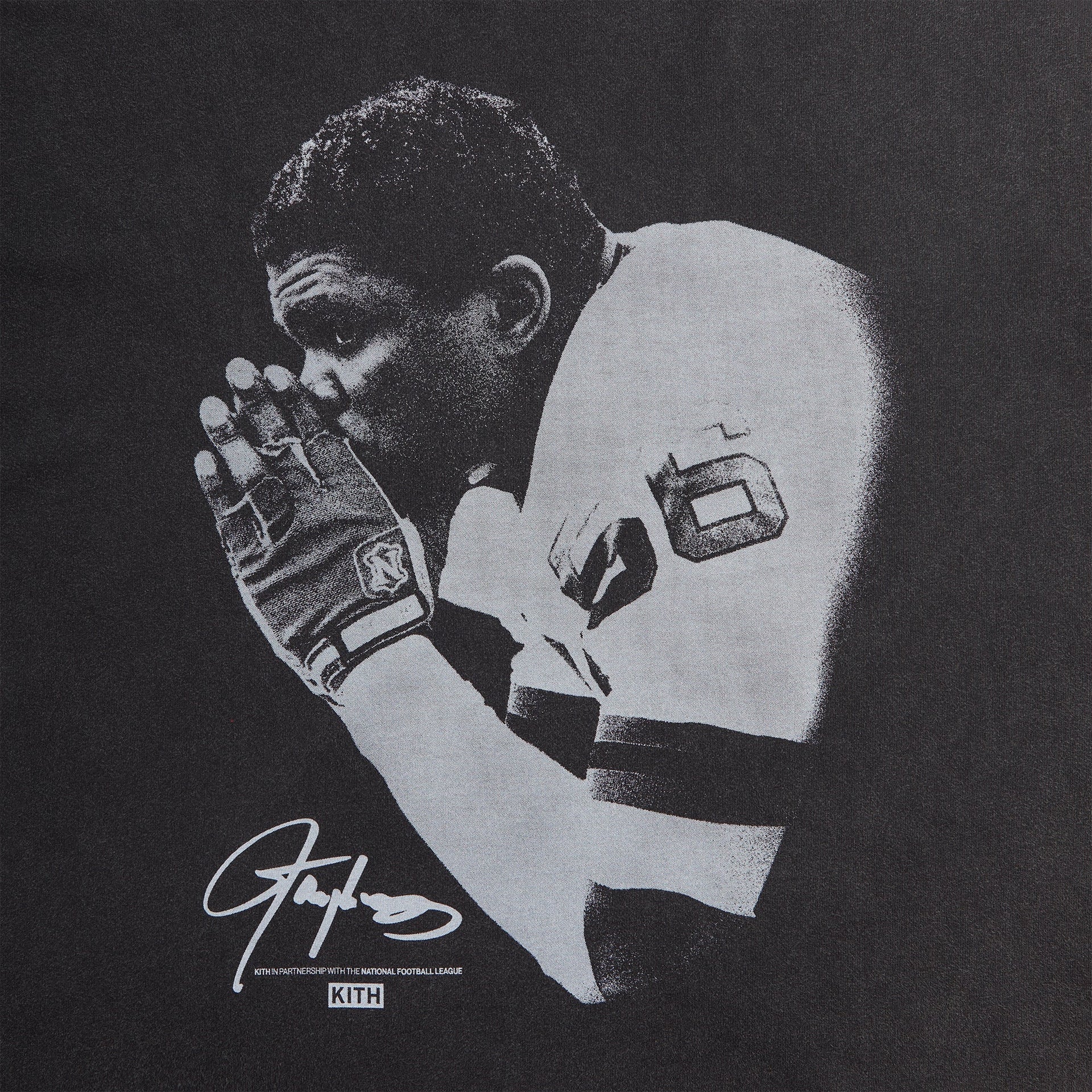 Kith for the NFL Lawrence Taylor Vintage Jones Tee - Black - PH