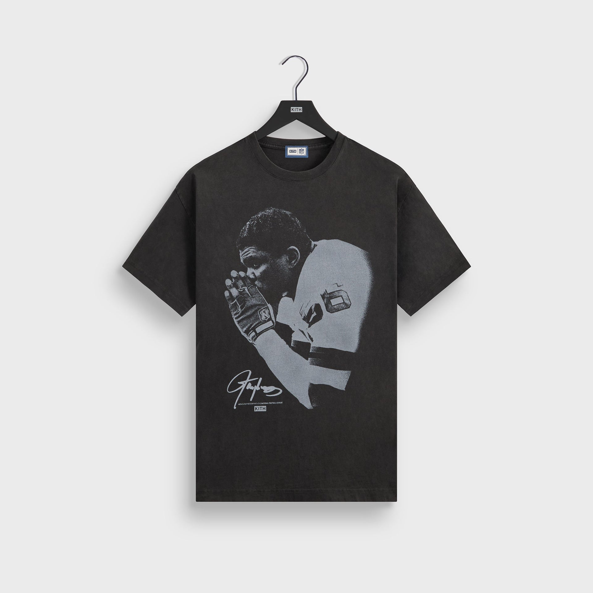 Kith for the NFL Lawrence Taylor Vintage Jones Tee - Black - PH