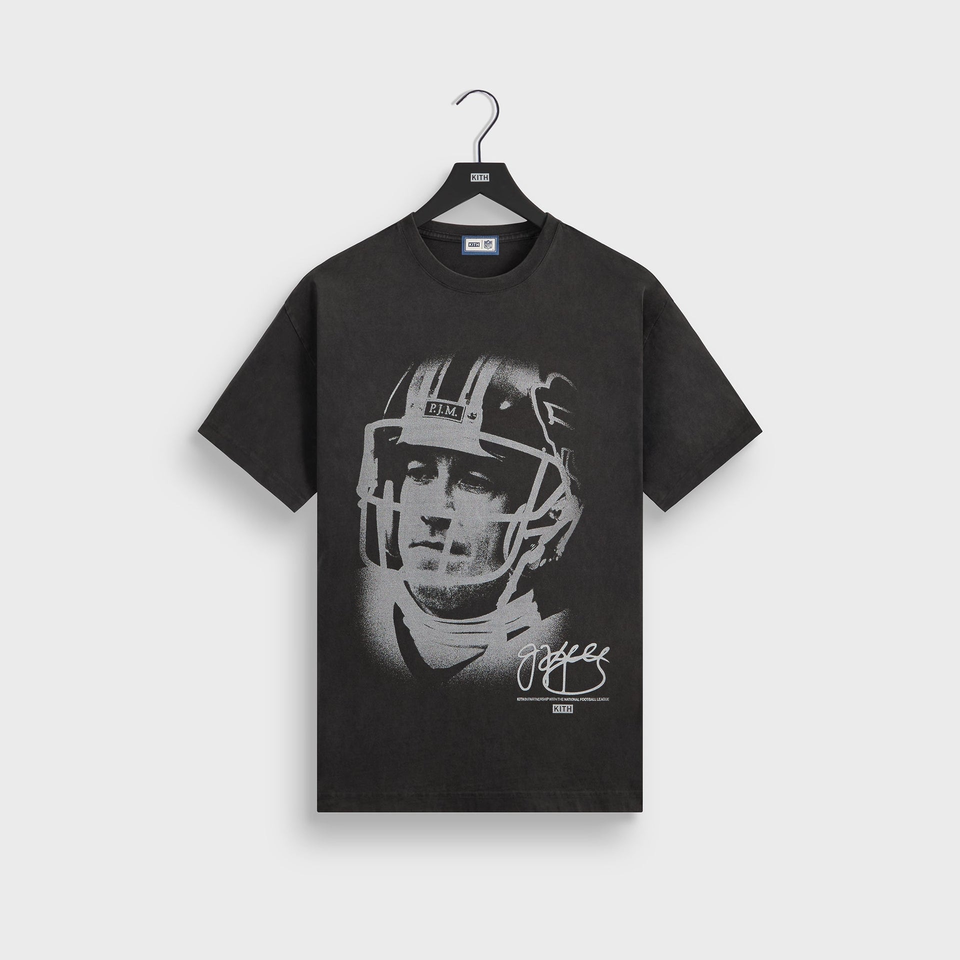 Kith for the NFL Jim Kelly Vintage Jones Tee - Black - PH
