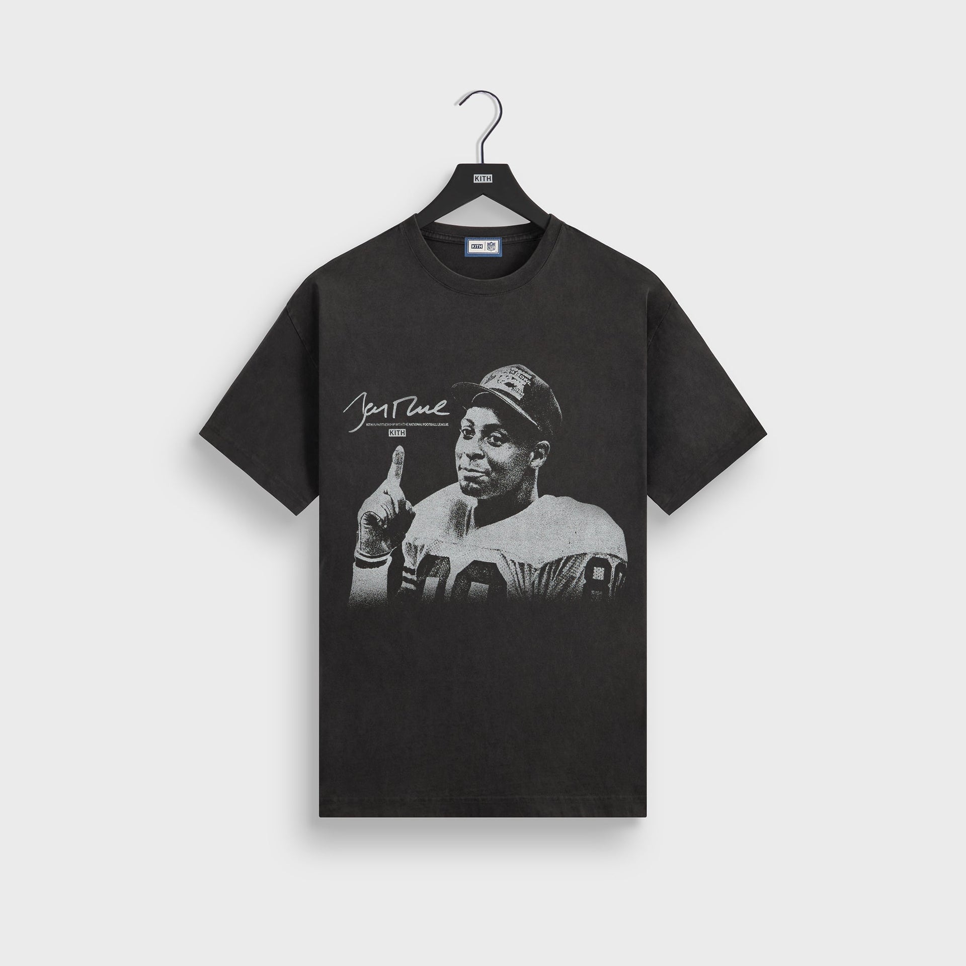 Kith for the NFL Jerry Rice Vintage Jones Tee - Black - PH