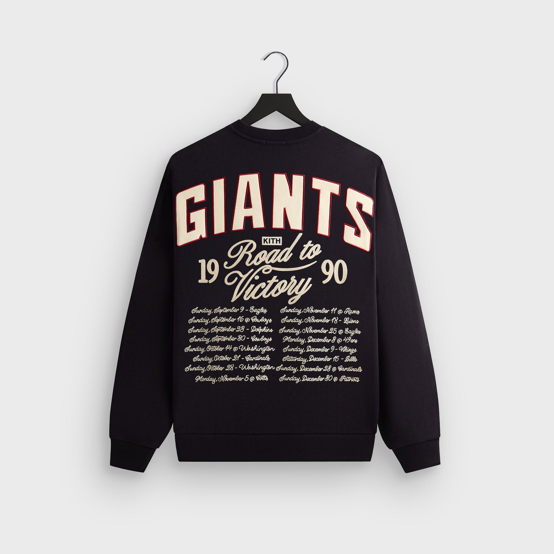 Kith for the NFL New York Giants Victory Vintage Nelson Crewneck - Ink - PH