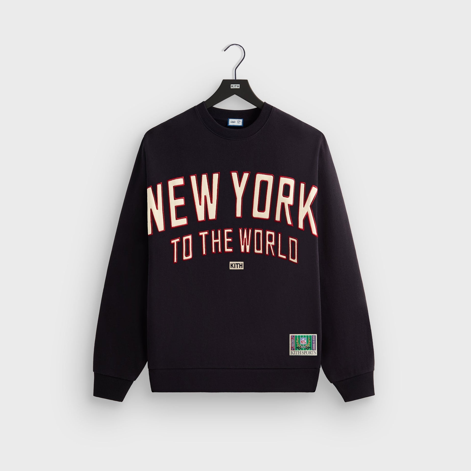 Kith for the NFL New York Giants Victory Vintage Nelson Crewneck - Ink - PH