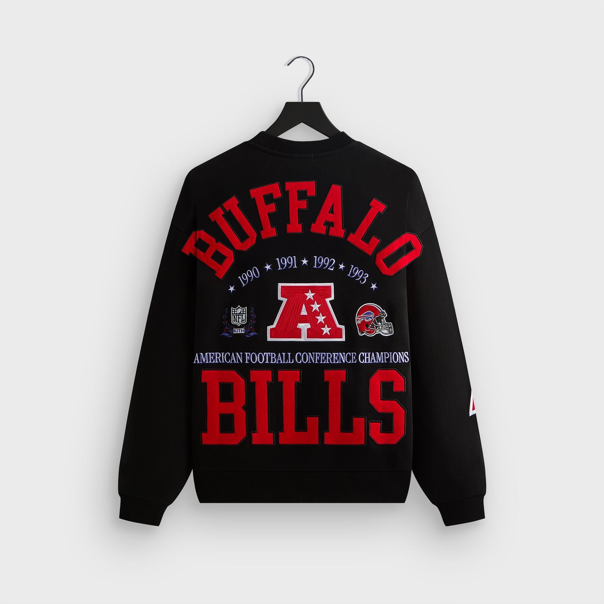 Kith for the NFL Buffalo Bills Vintage Nelson Crewneck - Black - PH