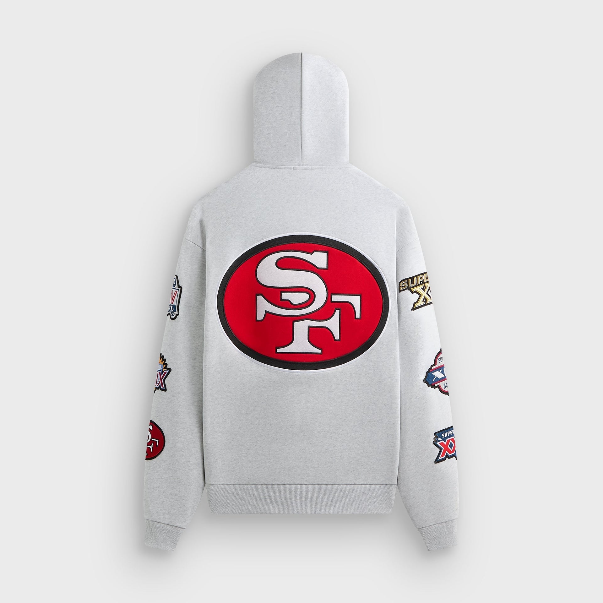 Kith for the NFL San Francisco 49ers Faithful Vintage Hoodie - Light Heather Grey - PH