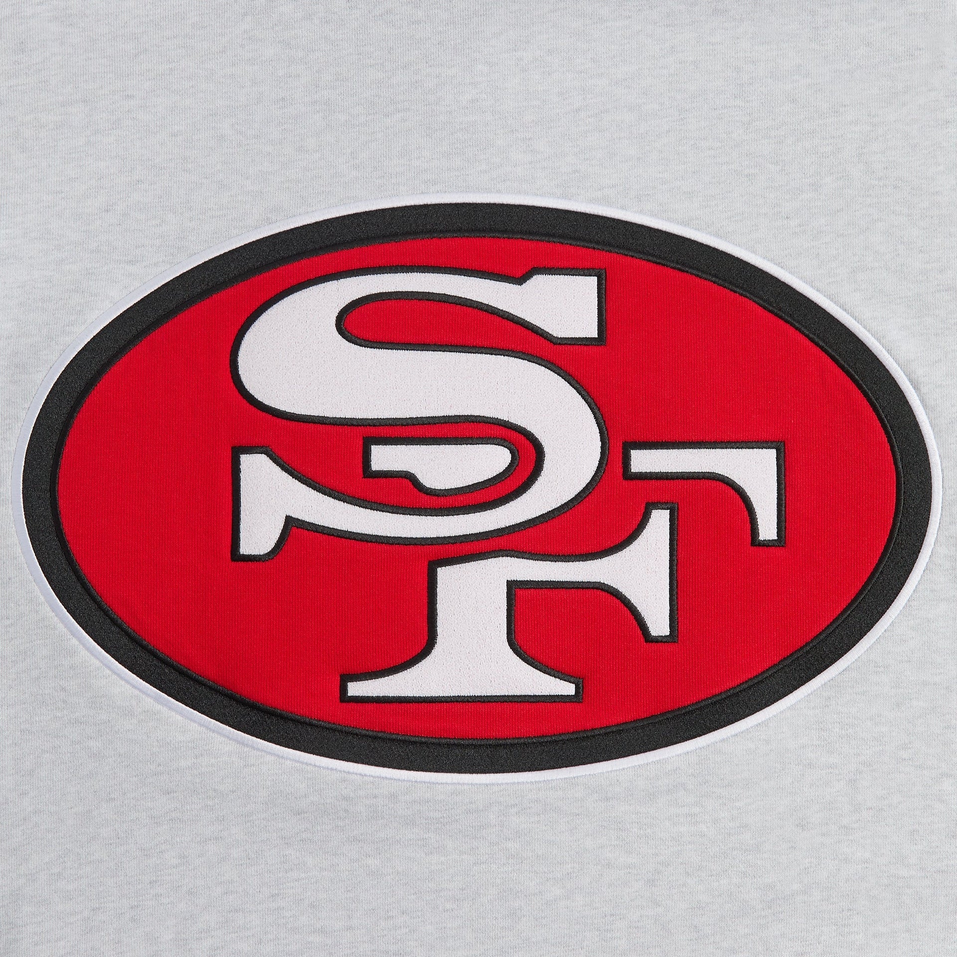 Kith for the NFL San Francisco 49ers Faithful Vintage Hoodie - Light Heather Grey - PH