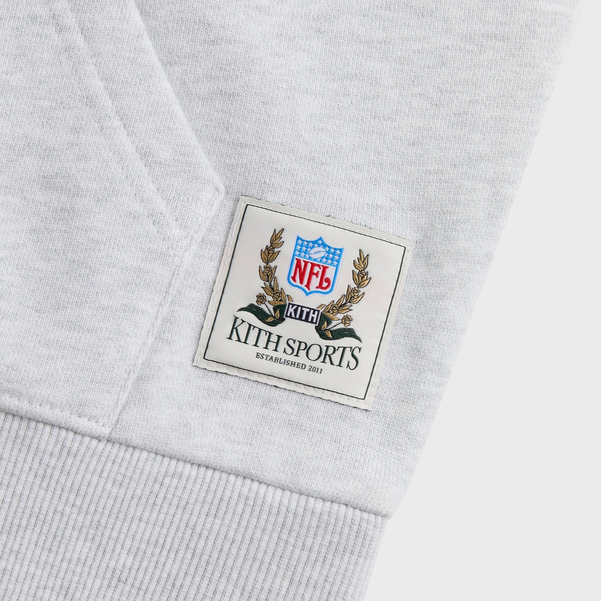 Kith for the NFL San Francisco 49ers Faithful Vintage Hoodie - Light Heather Grey - PH