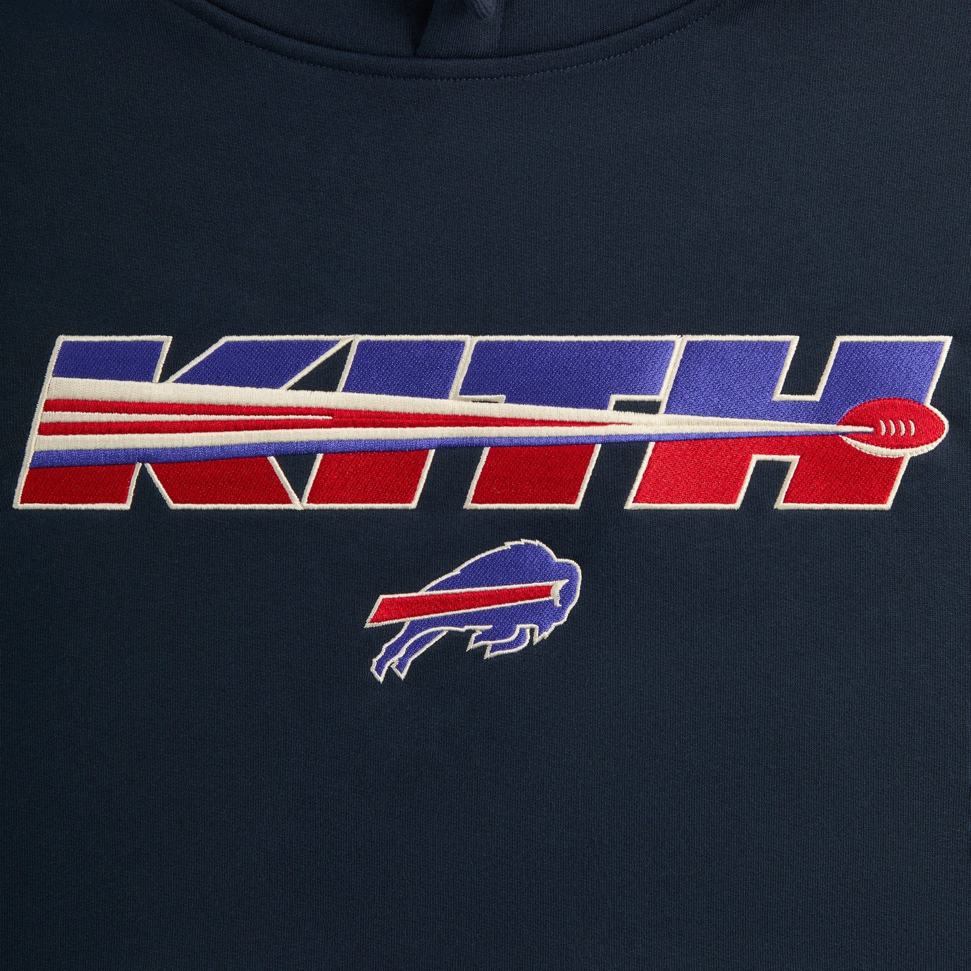 Kith for the NFL Buffalo Bills Vintage Nelson Hoodie - Nocturnal - PH