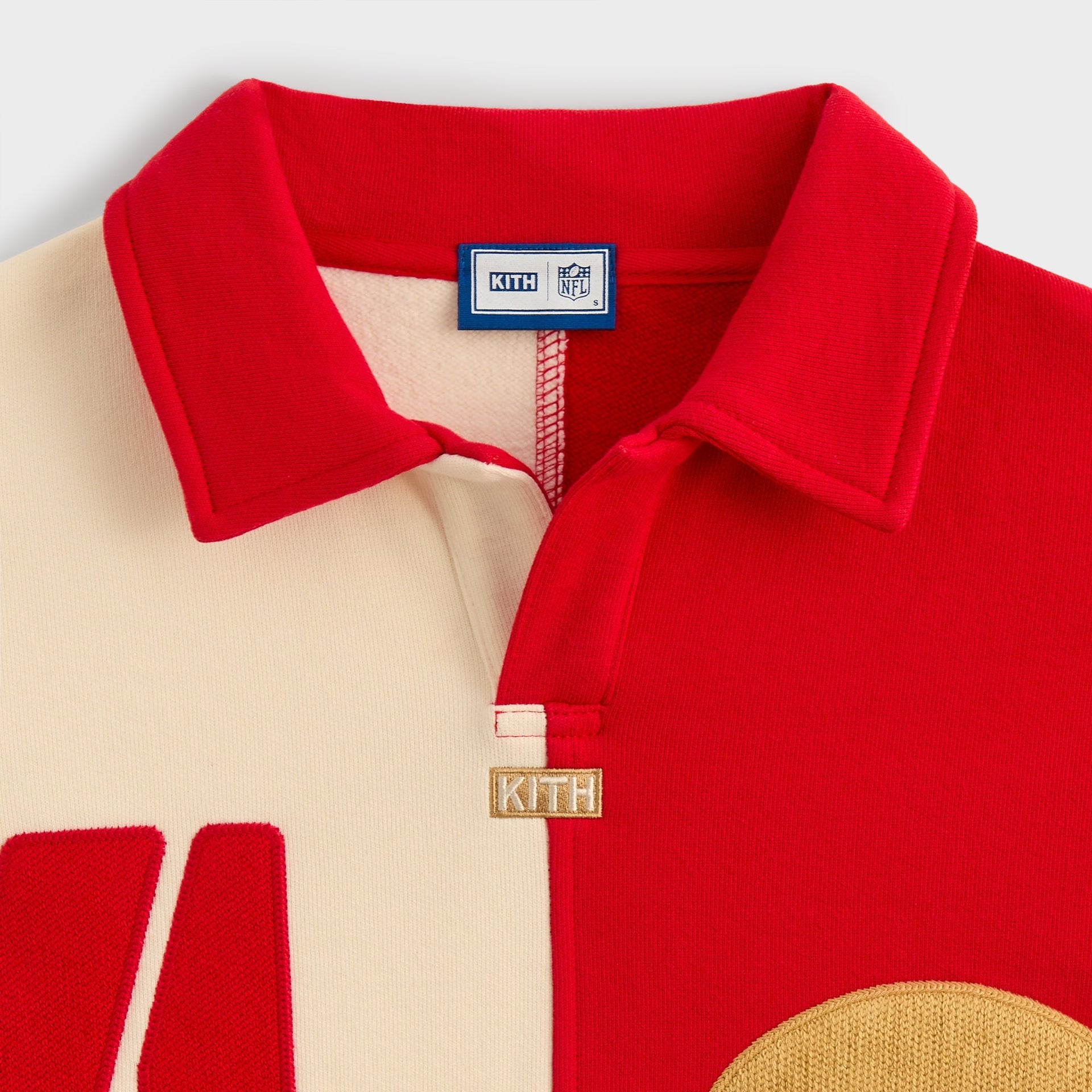 Kith for the NFL San Francisco 49ers Vintage Rugby - Sandrift - PH