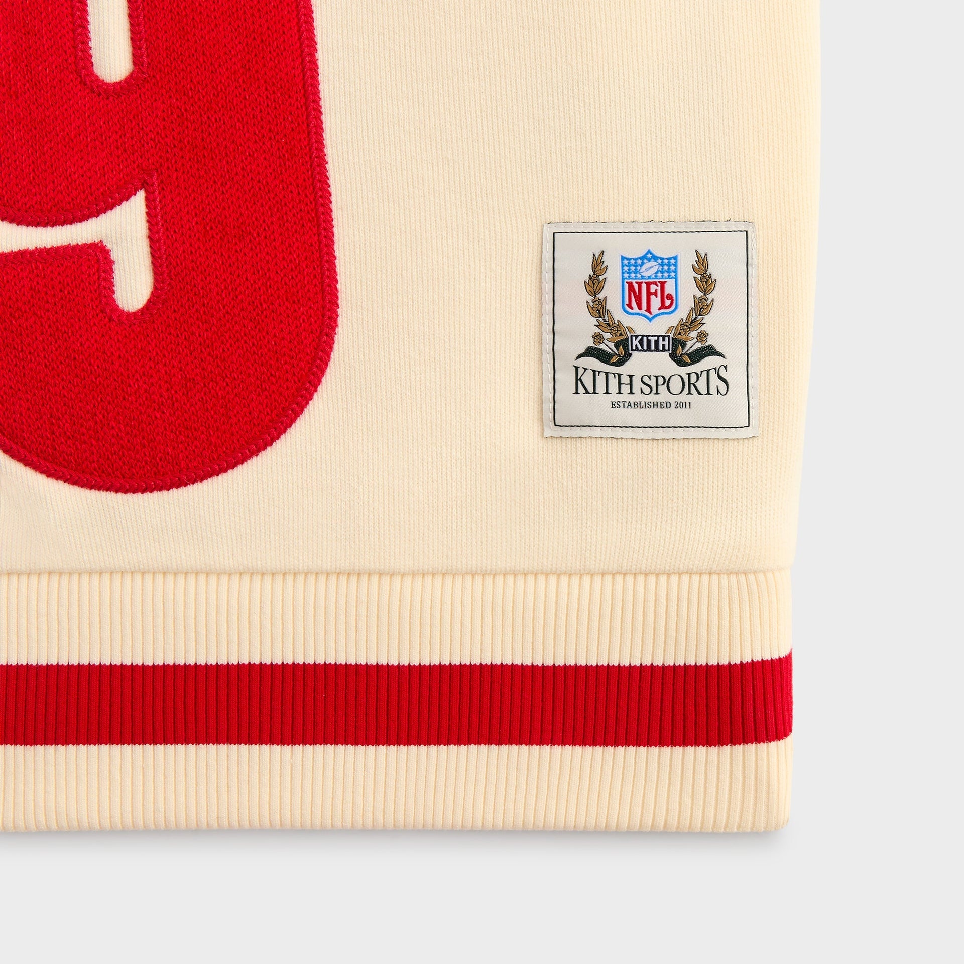 Kith for the NFL San Francisco 49ers Vintage Rugby - Sandrift - PH