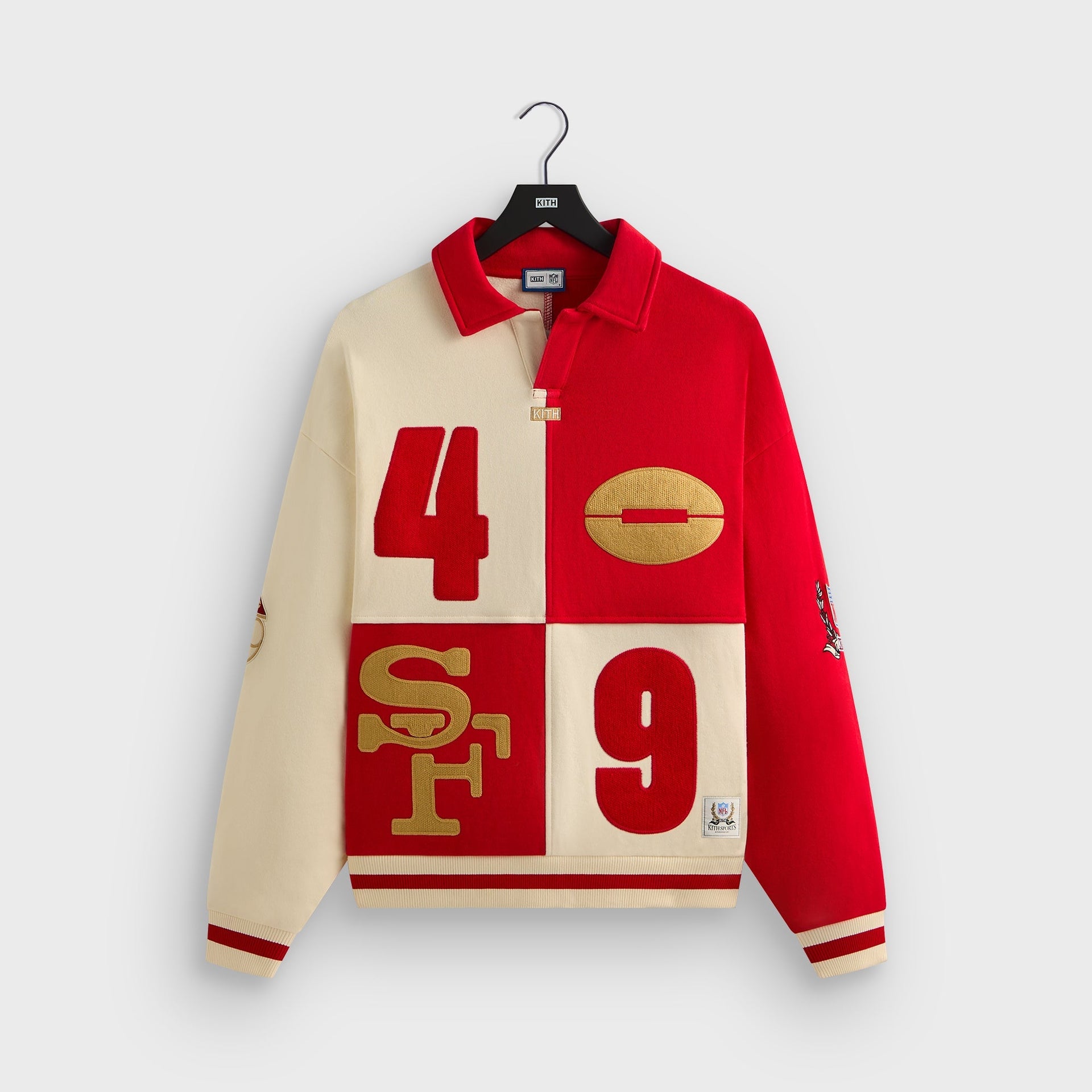 Kith for the NFL San Francisco 49ers Vintage Rugby - Sandrift - PH