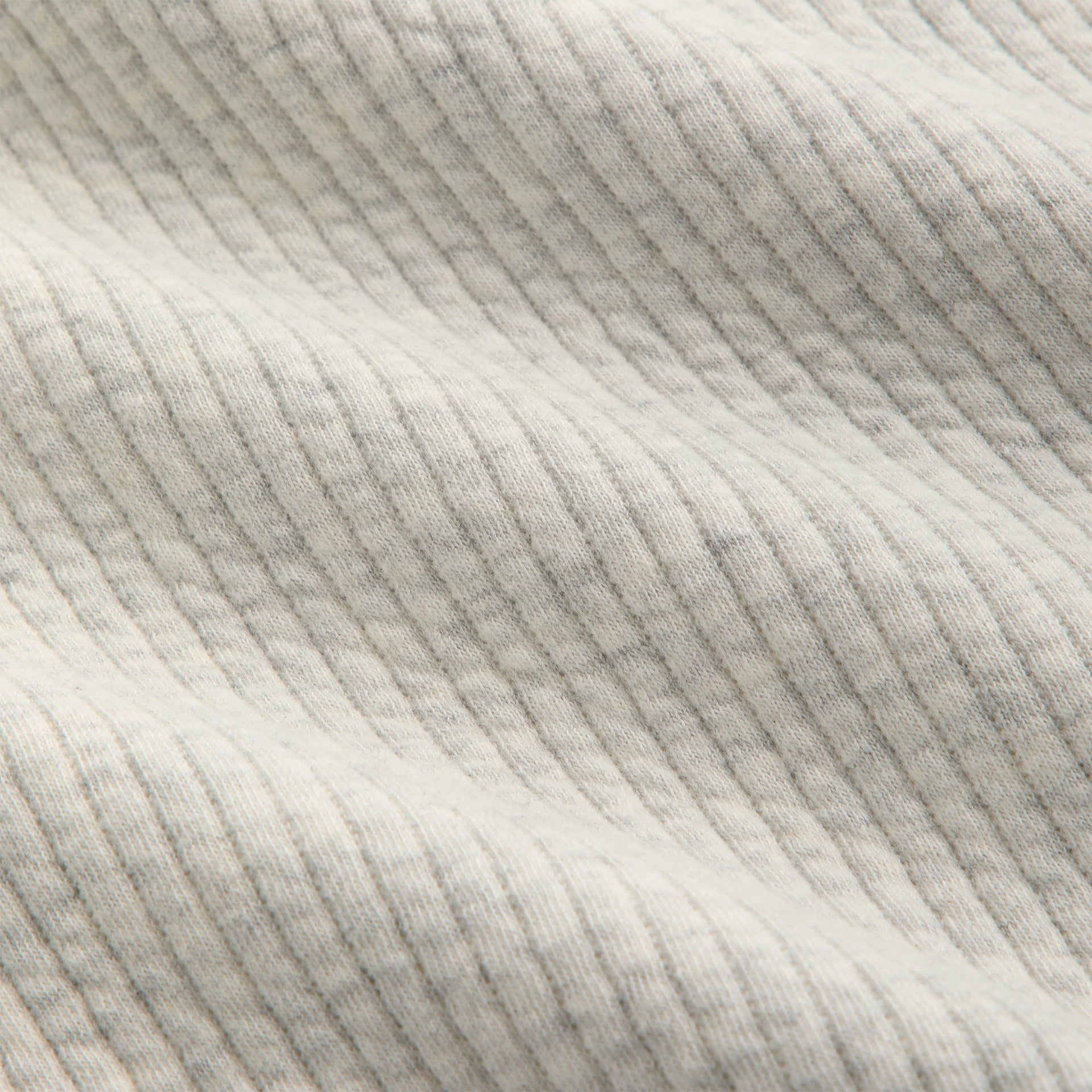 Kith Striped Interlock Ginza Shirt Jacket -  Light Heather Grey - PH
