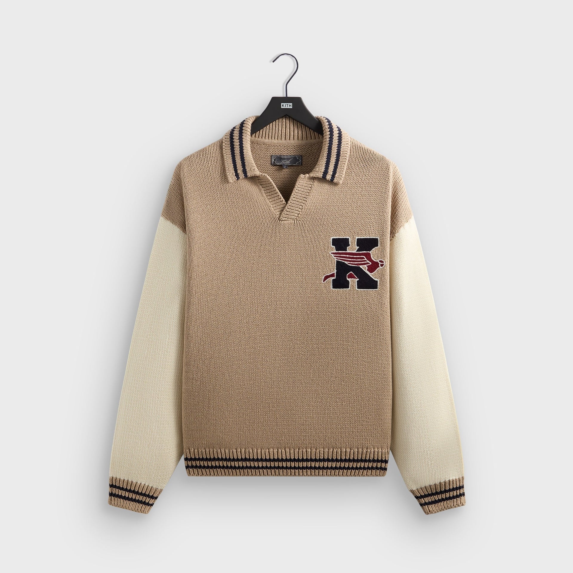 Kith Nelson Rugby Sweater - Canvas Heather - PH