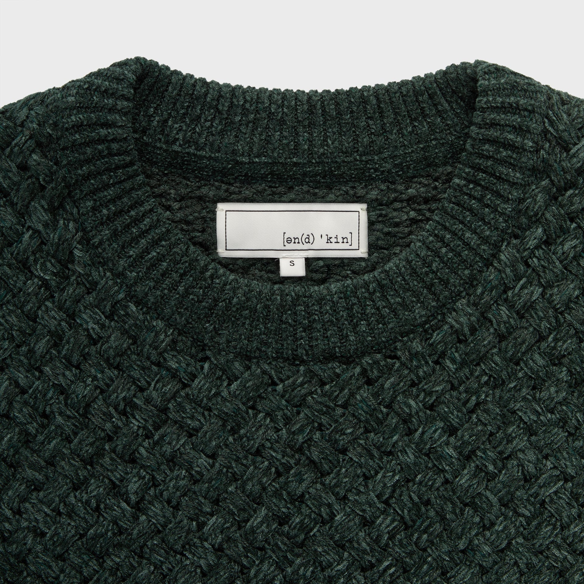 &Kin Basketweave Chenille Lewis Crewneck - Stadium - PH