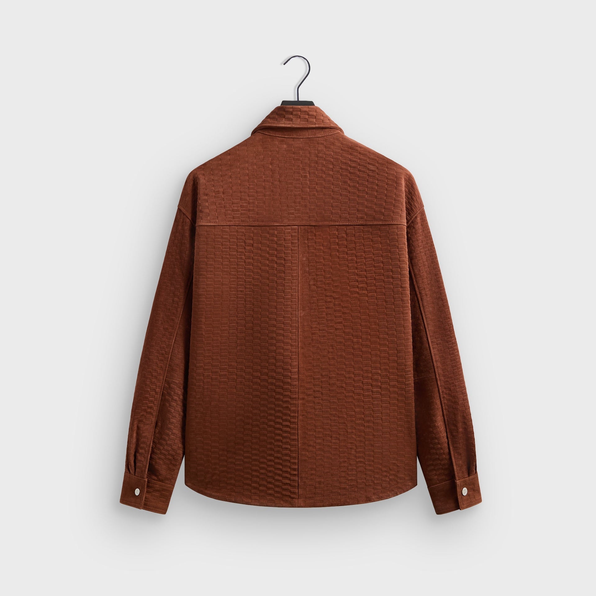 Kith Monogram Suede Apollo II Shirt - Walnut - PH