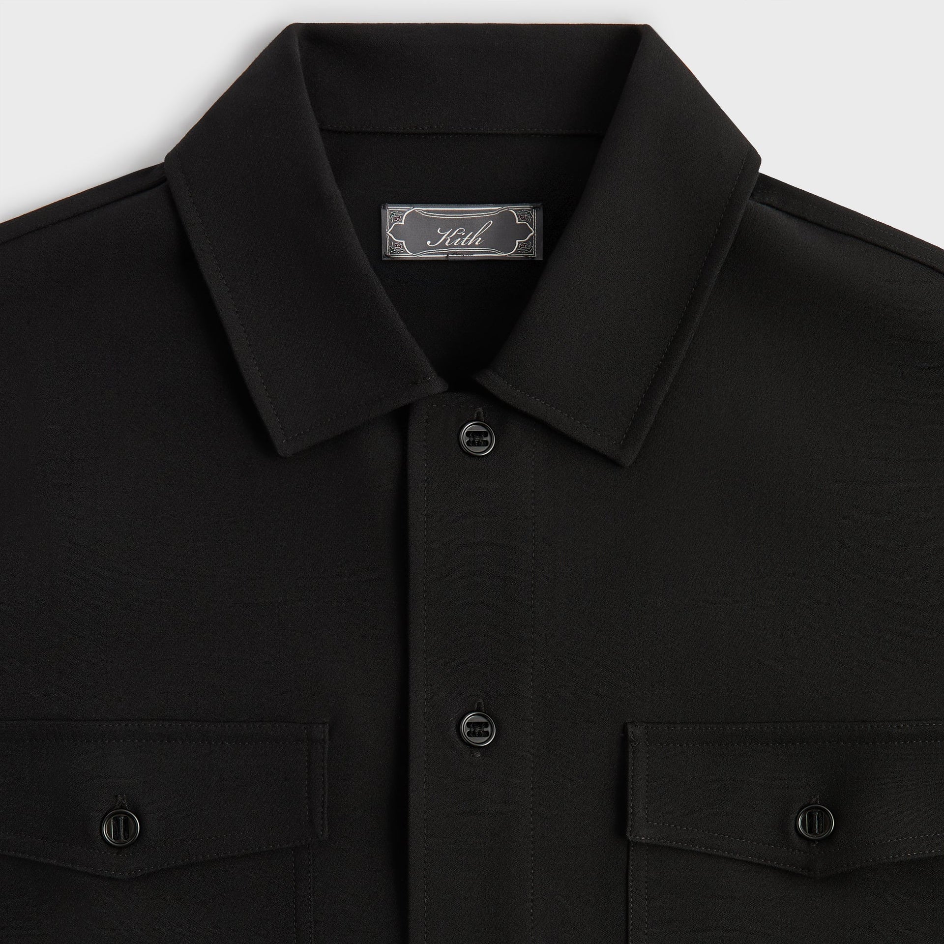 Kith Midweight Double Weave Ace Shirt - Black - PH