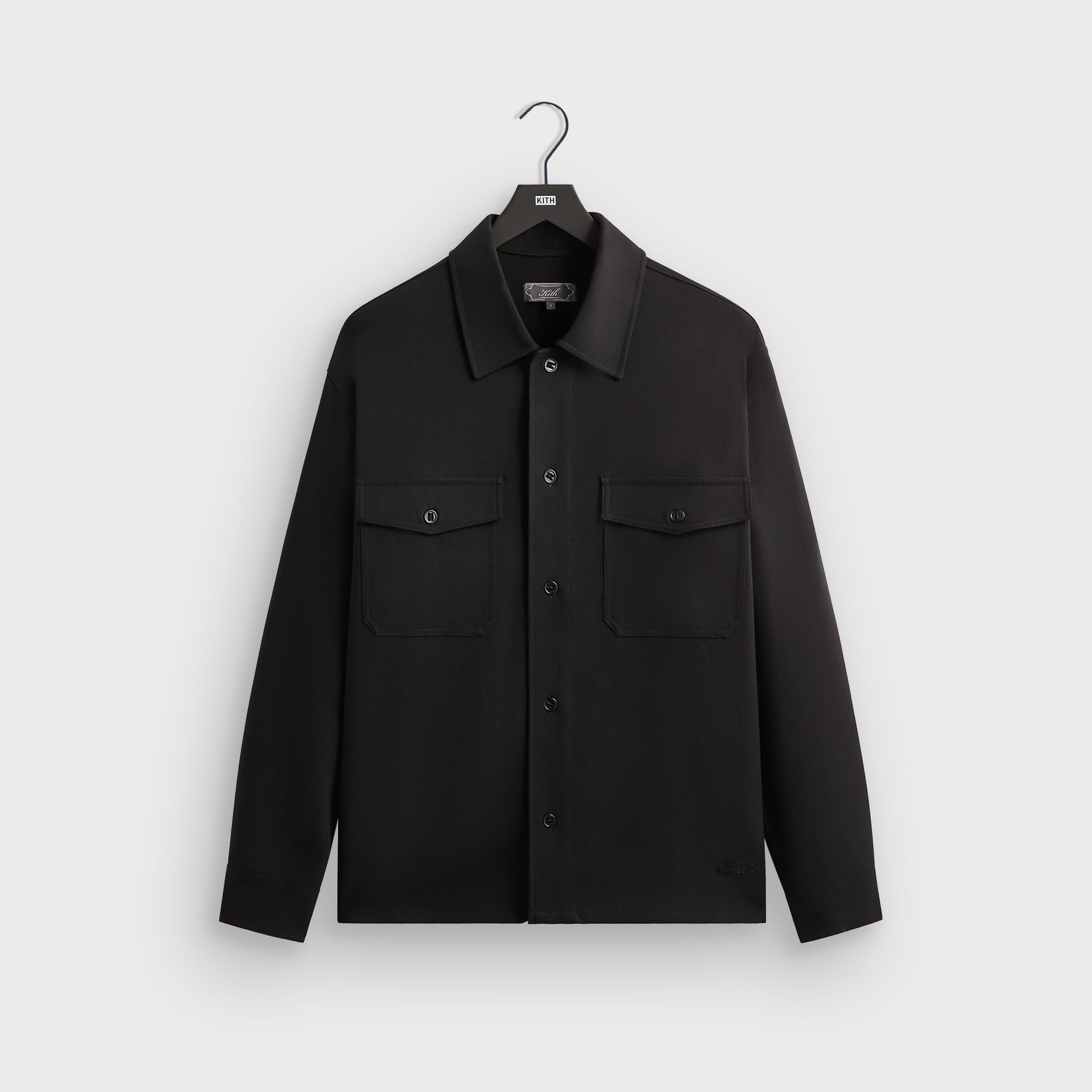 Kith Midweight Double Weave Ace Shirt - Black - PH