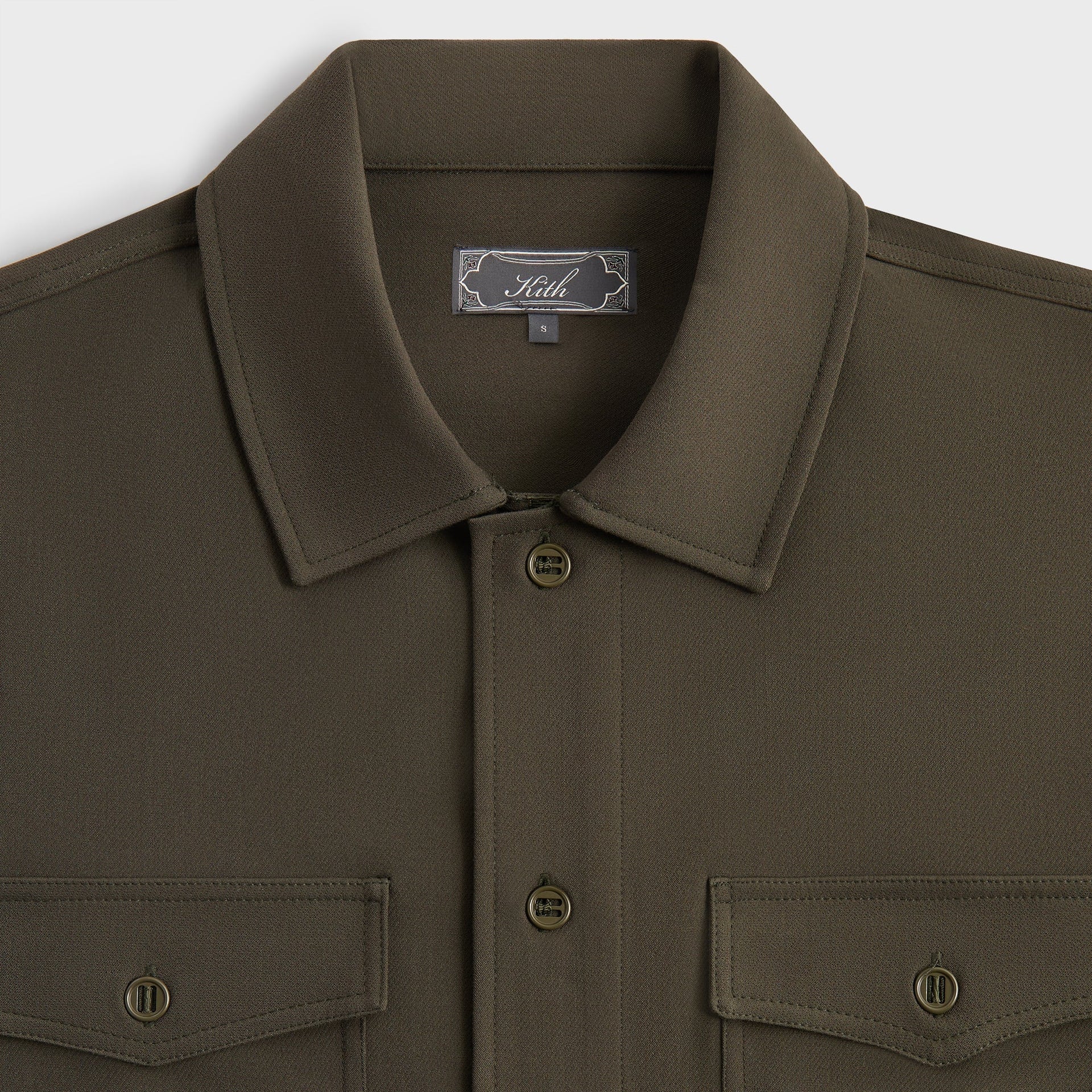 Kith Midweight Double Weave Ace Shirt - Cypress - PH