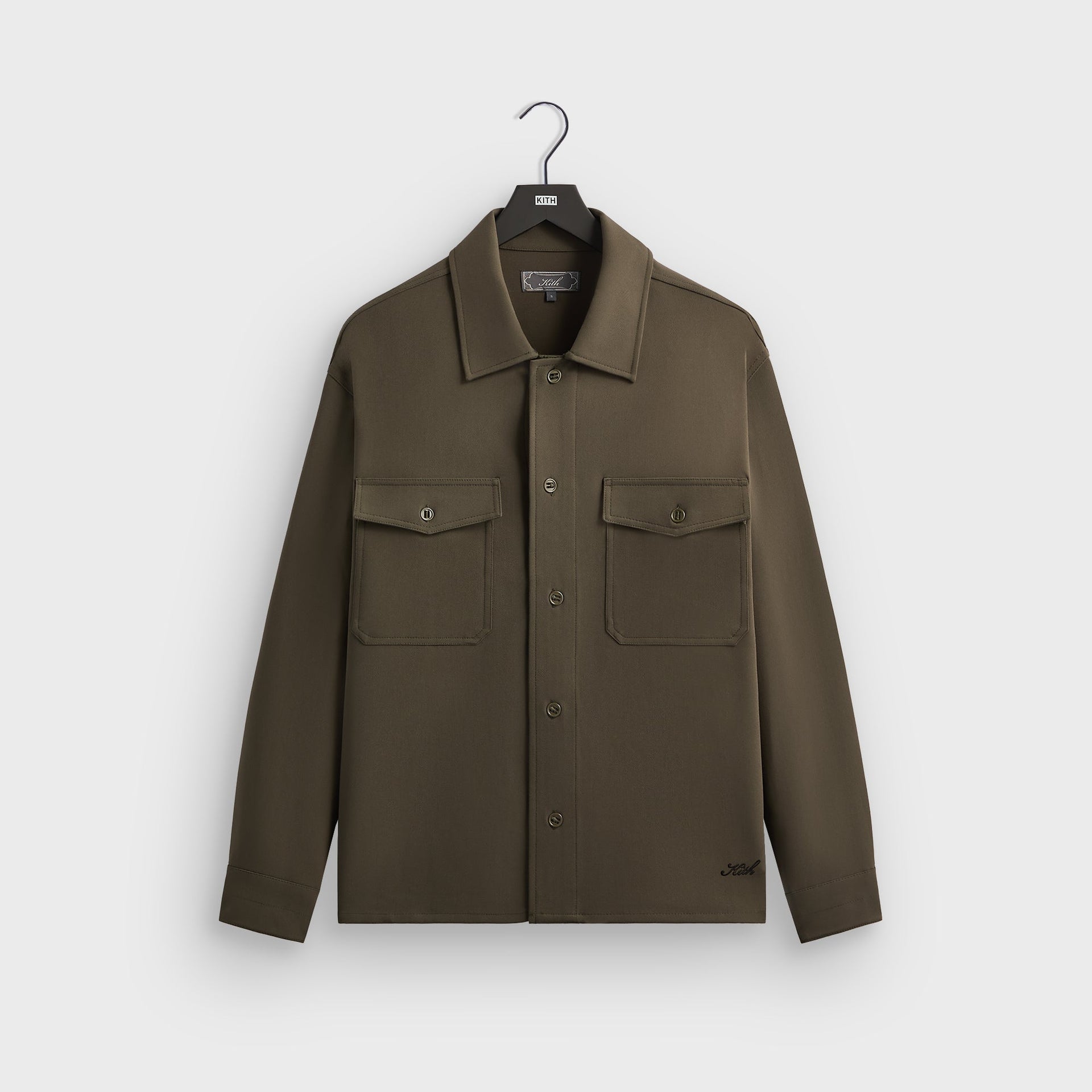 Kith Midweight Double Weave Ace Shirt - Cypress - PH