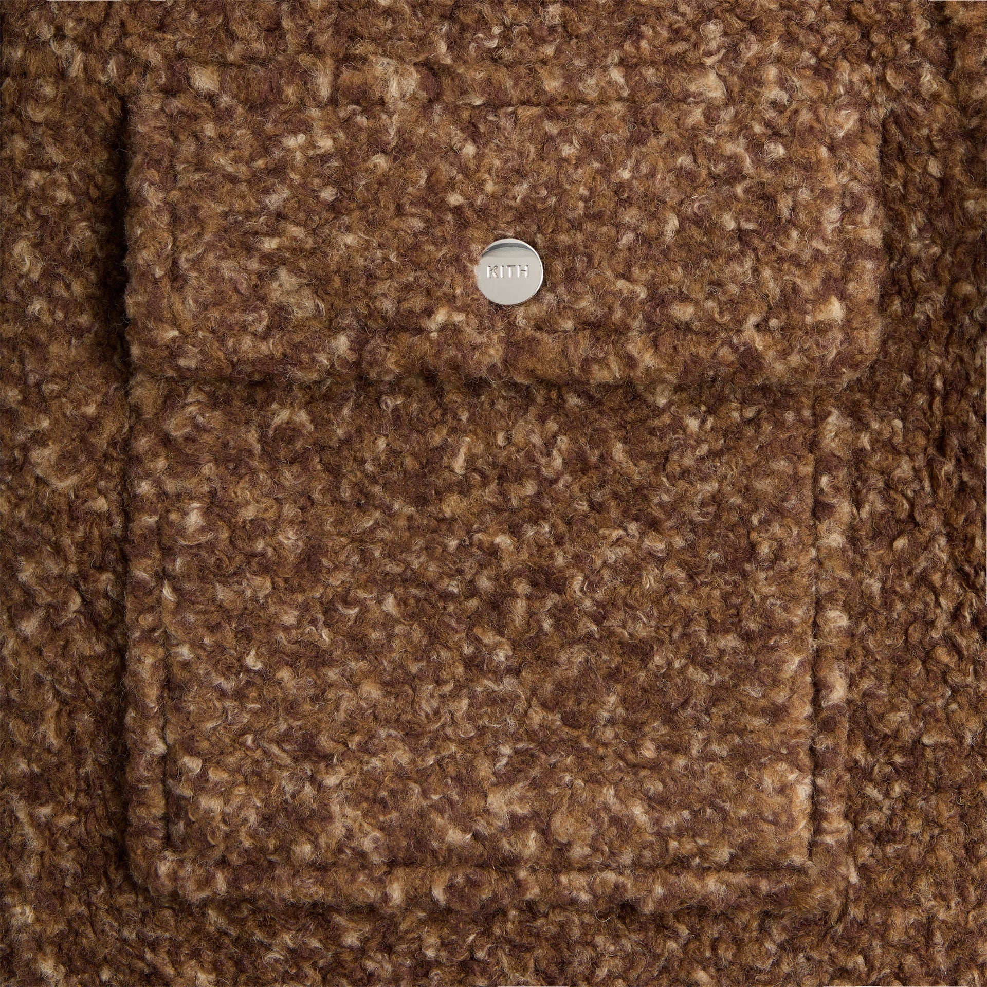 Kith Boucle Puffed Ace Shirt Jacket - Terra - PH