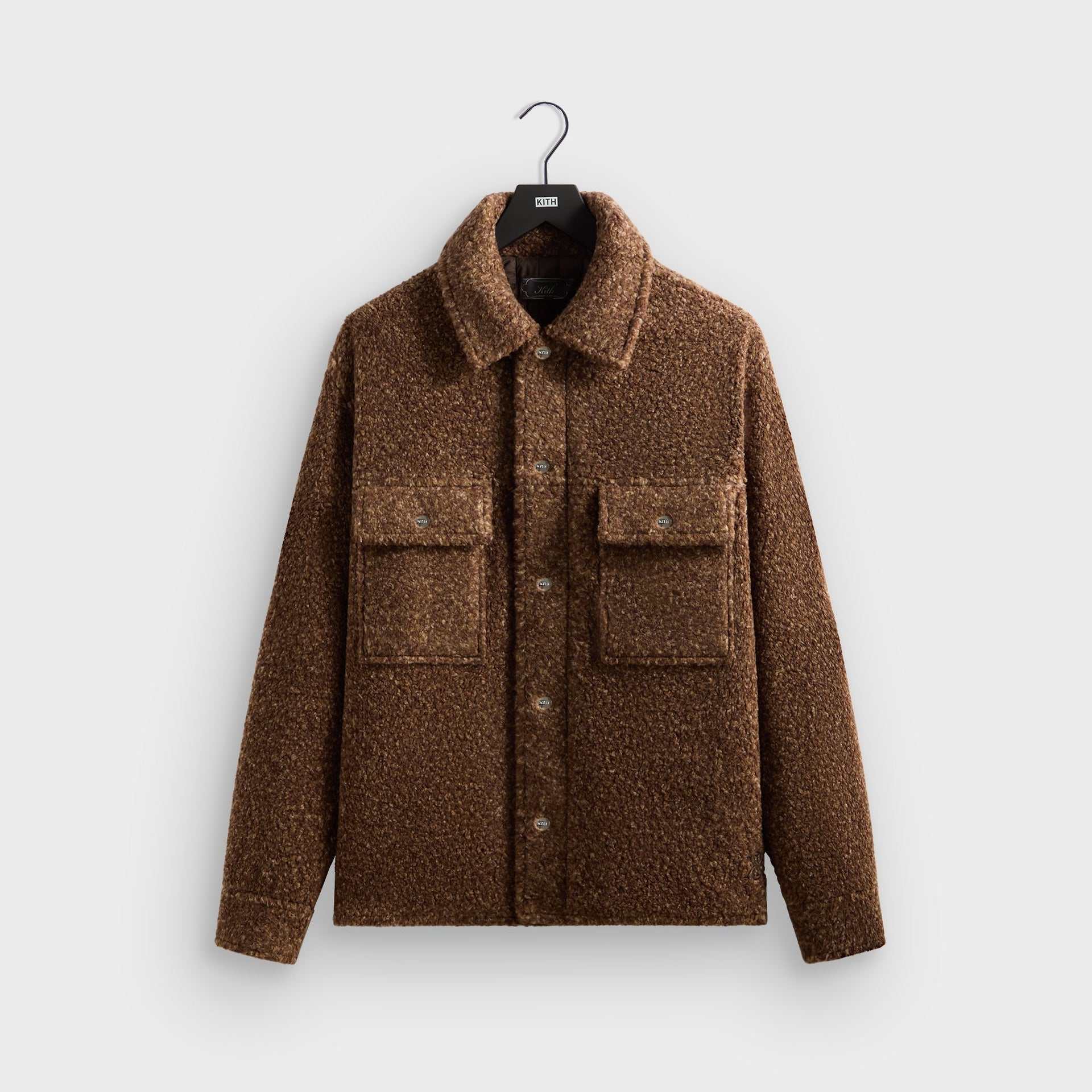 Kith Boucle Puffed Ace Shirt Jacket - Terra - PH