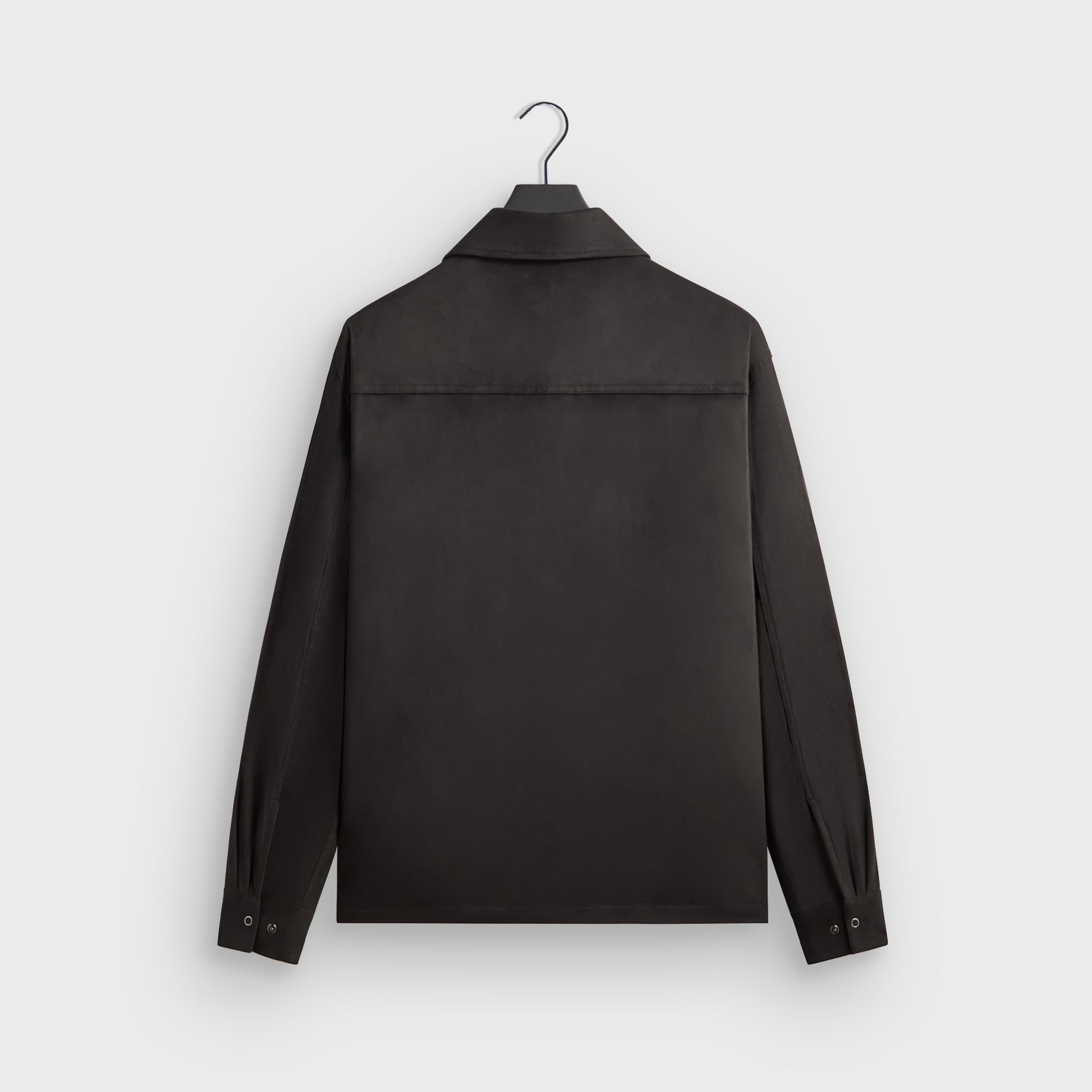 Kith Montague Microsuede Shirt - Black - PH
