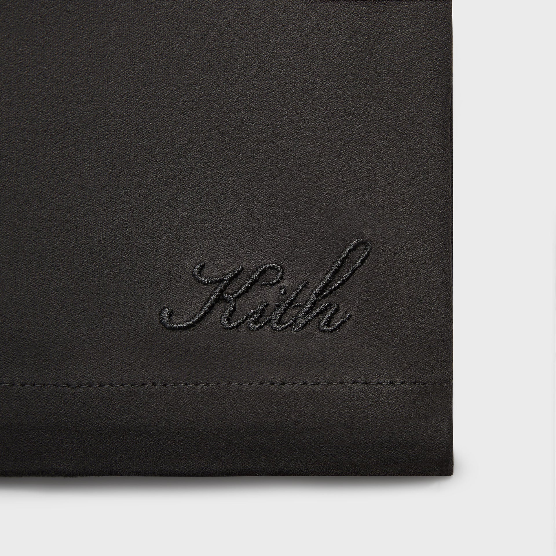 Kith Montague Microsuede Shirt - Black - PH
