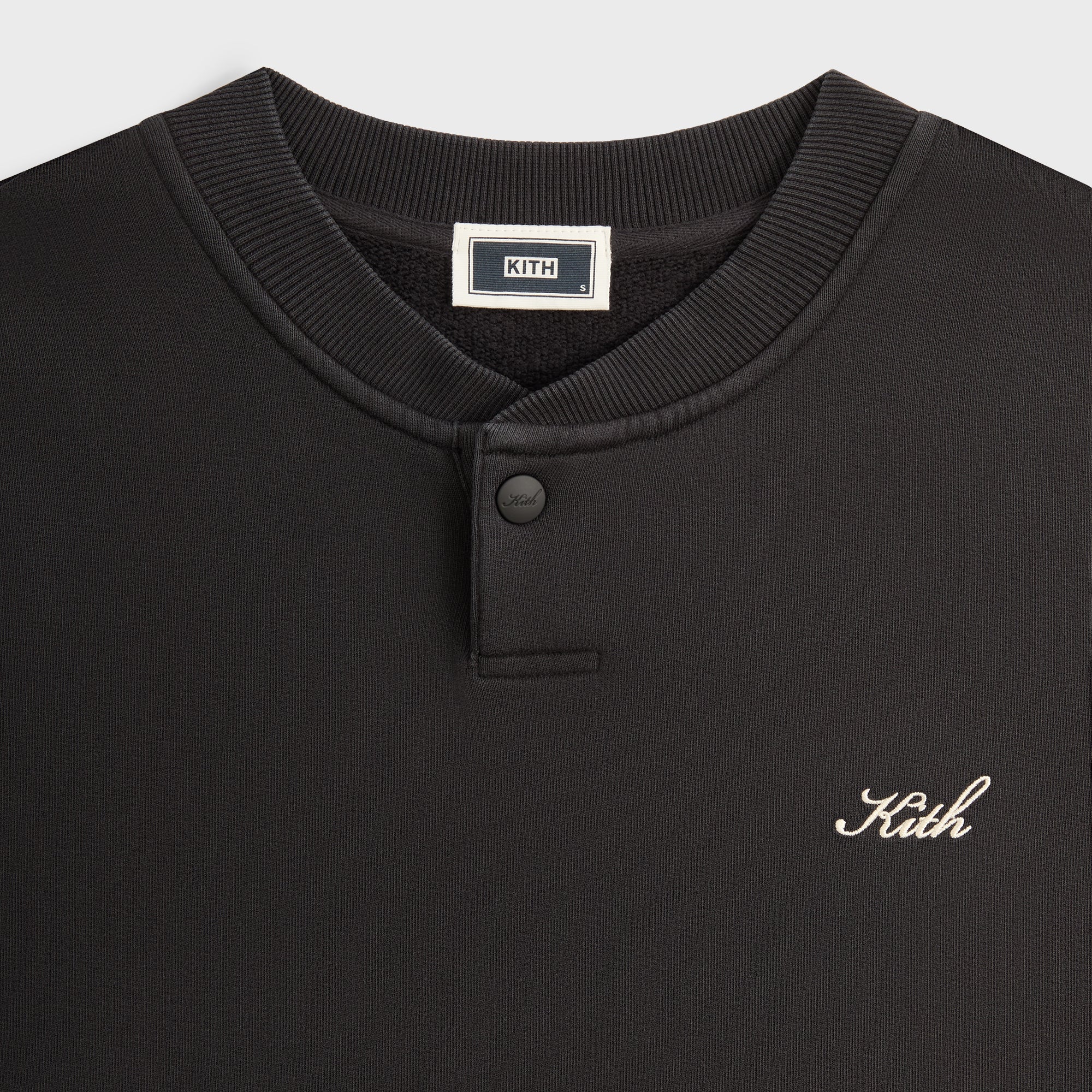 Kith Henley Nelson Pullover - Black